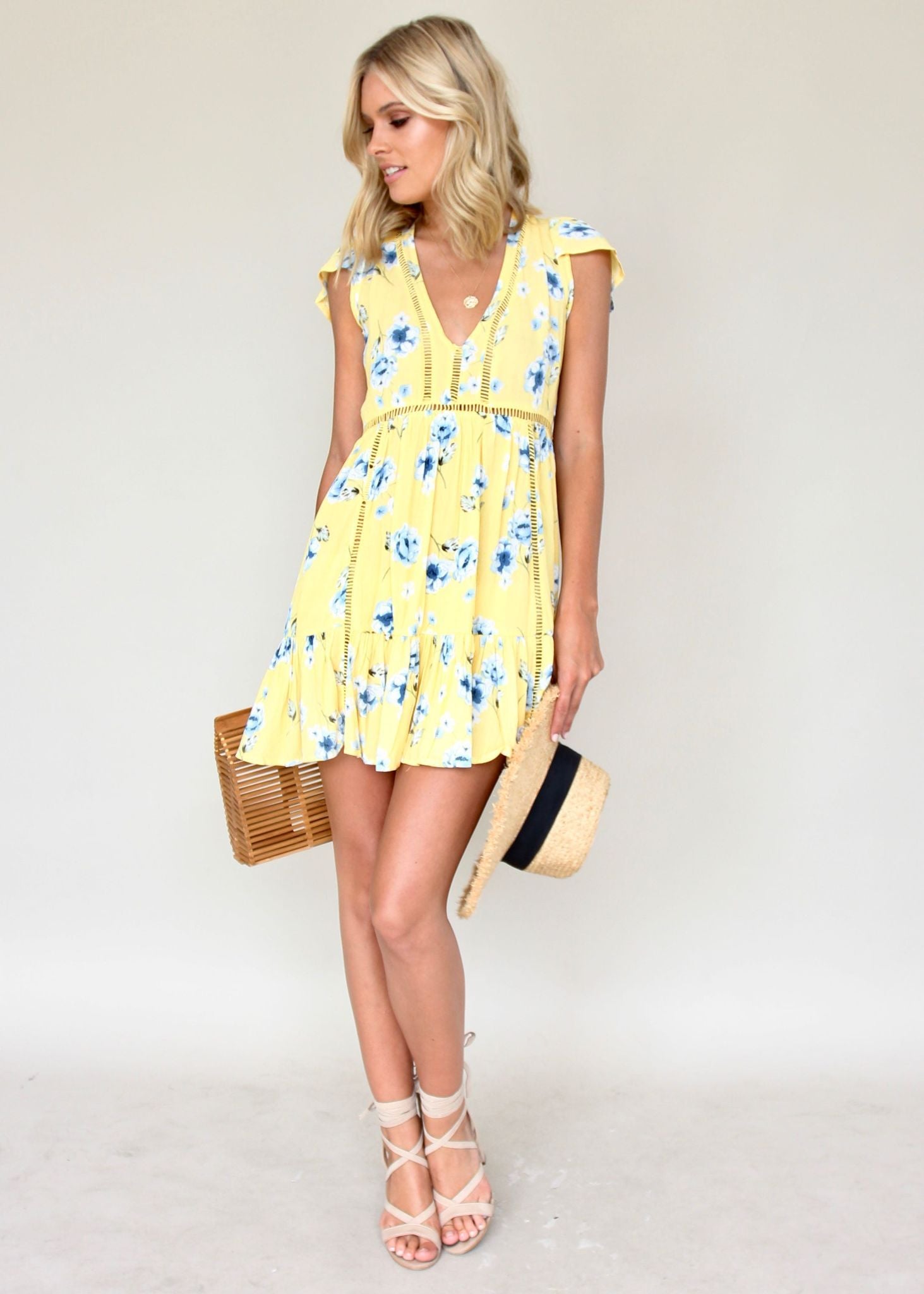 Somewhere In The Sky Dress - Sunglow