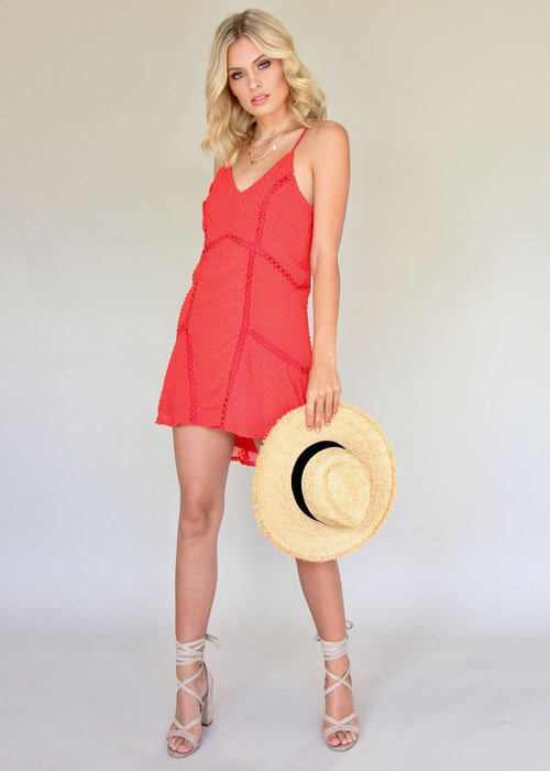 Mischa Swing Dress - Red