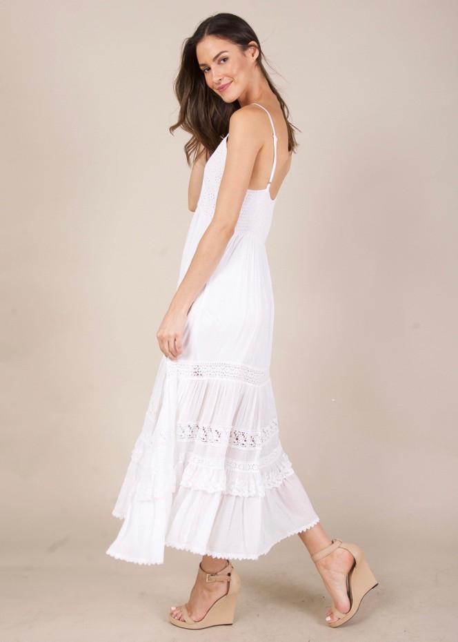 Above All Else Dress- White