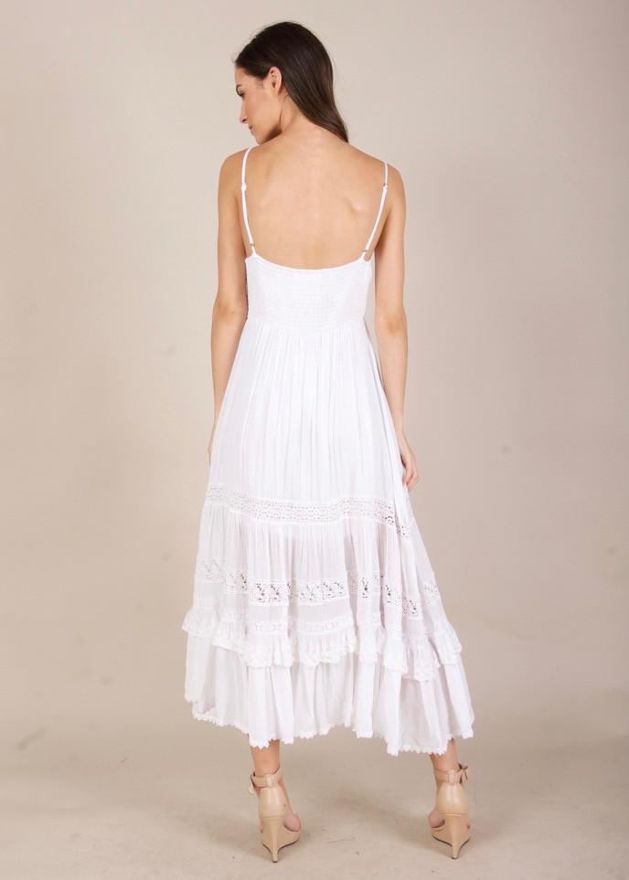 Above All Else Dress- White