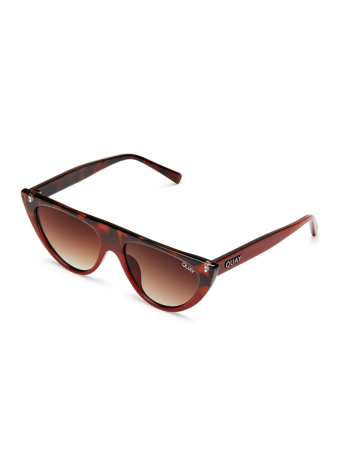 Quay - Run Away Sunglasses - Tortrd/Brn
