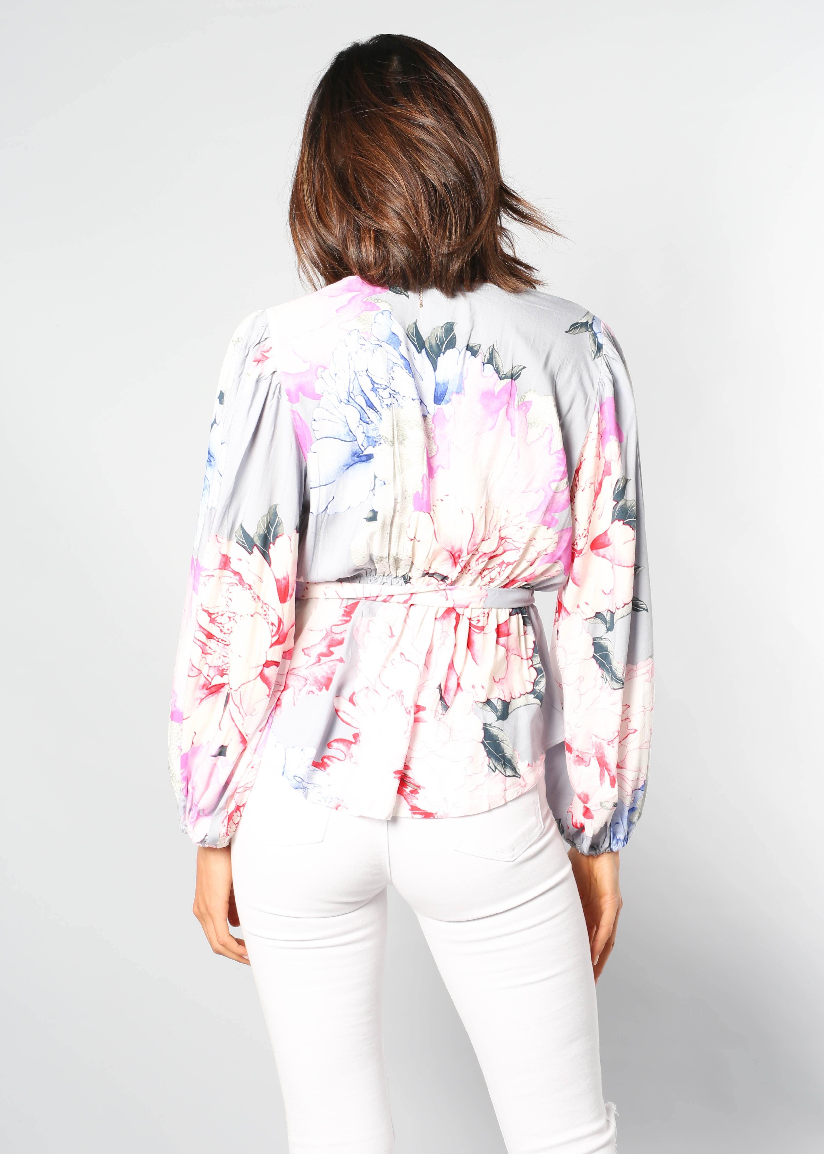Nina Blouse w/ Tie - Le Fleur