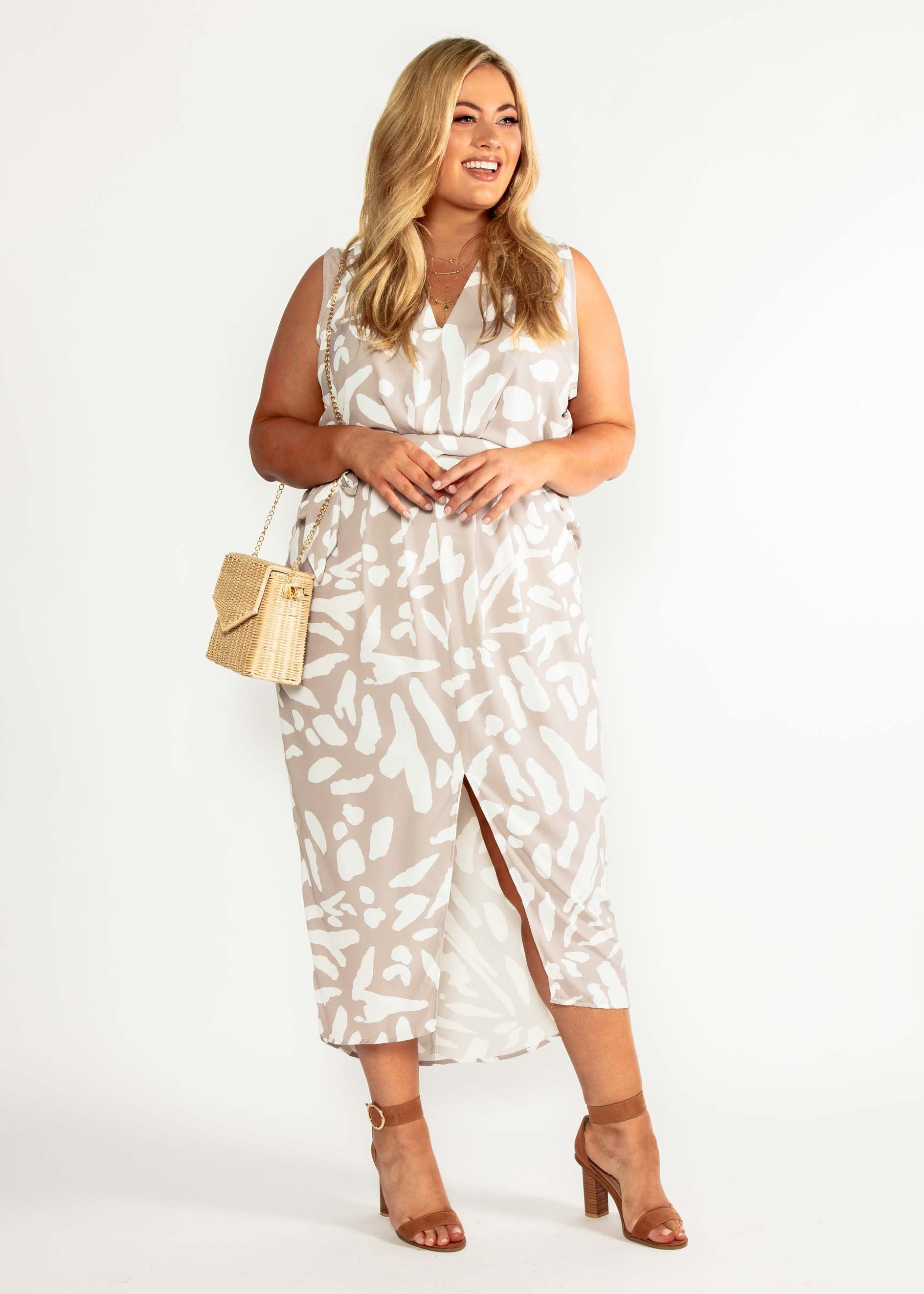 Adrienne Maxi Dress - Beige