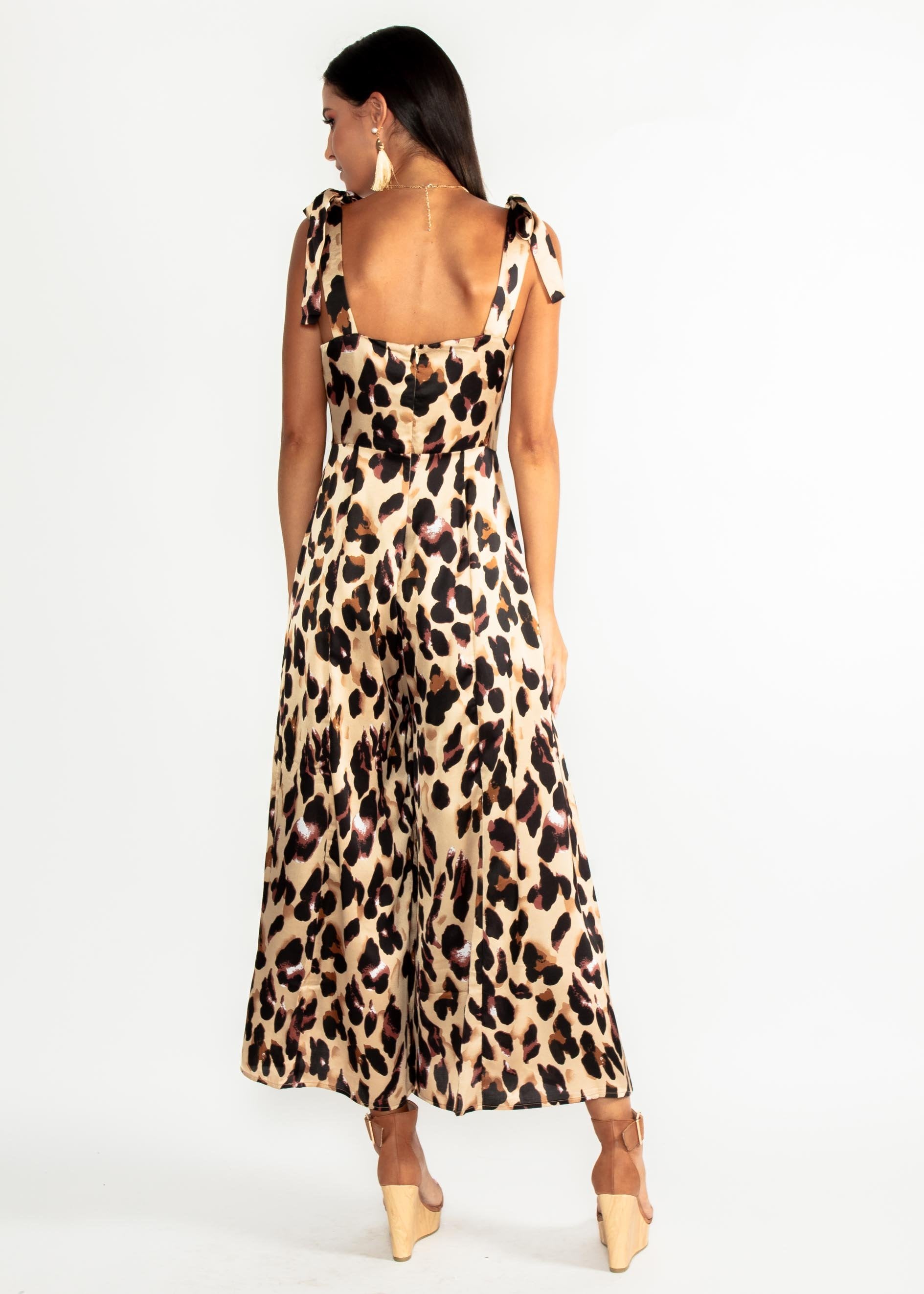 Watch & Learn Pantsuit - Leopard