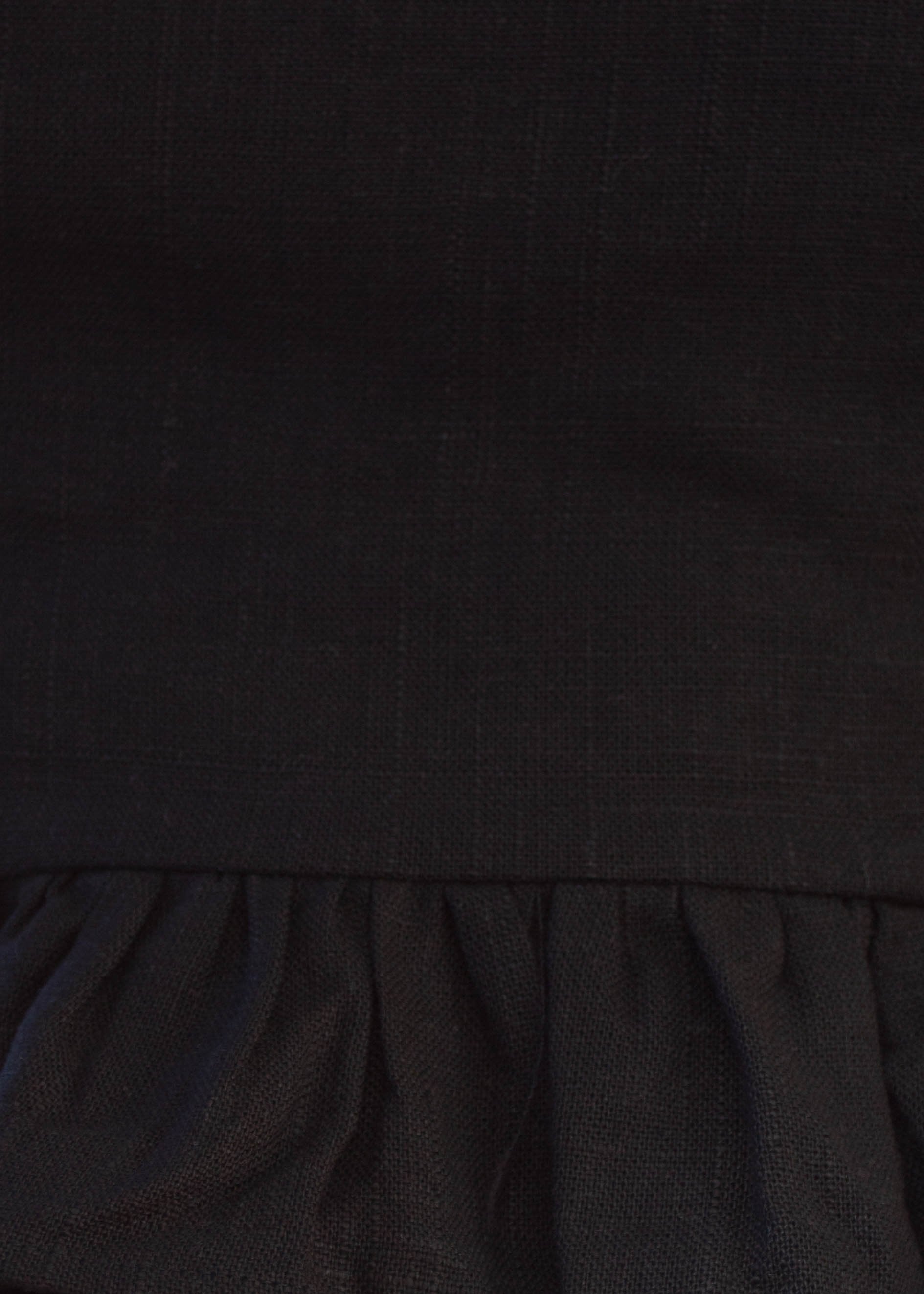 Picture Perfect Strapless Crop - Black