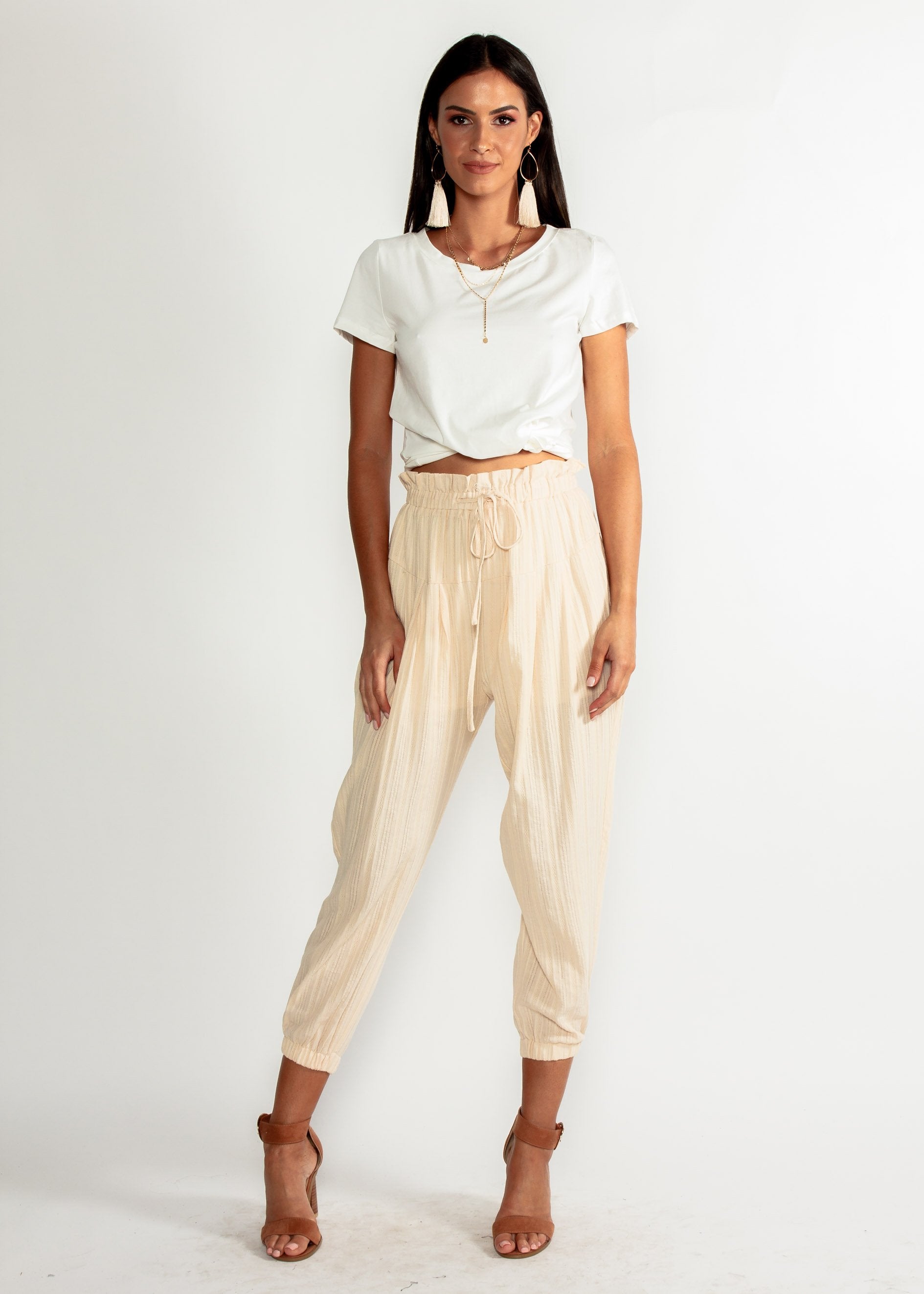 See You Straight Pants - Cream