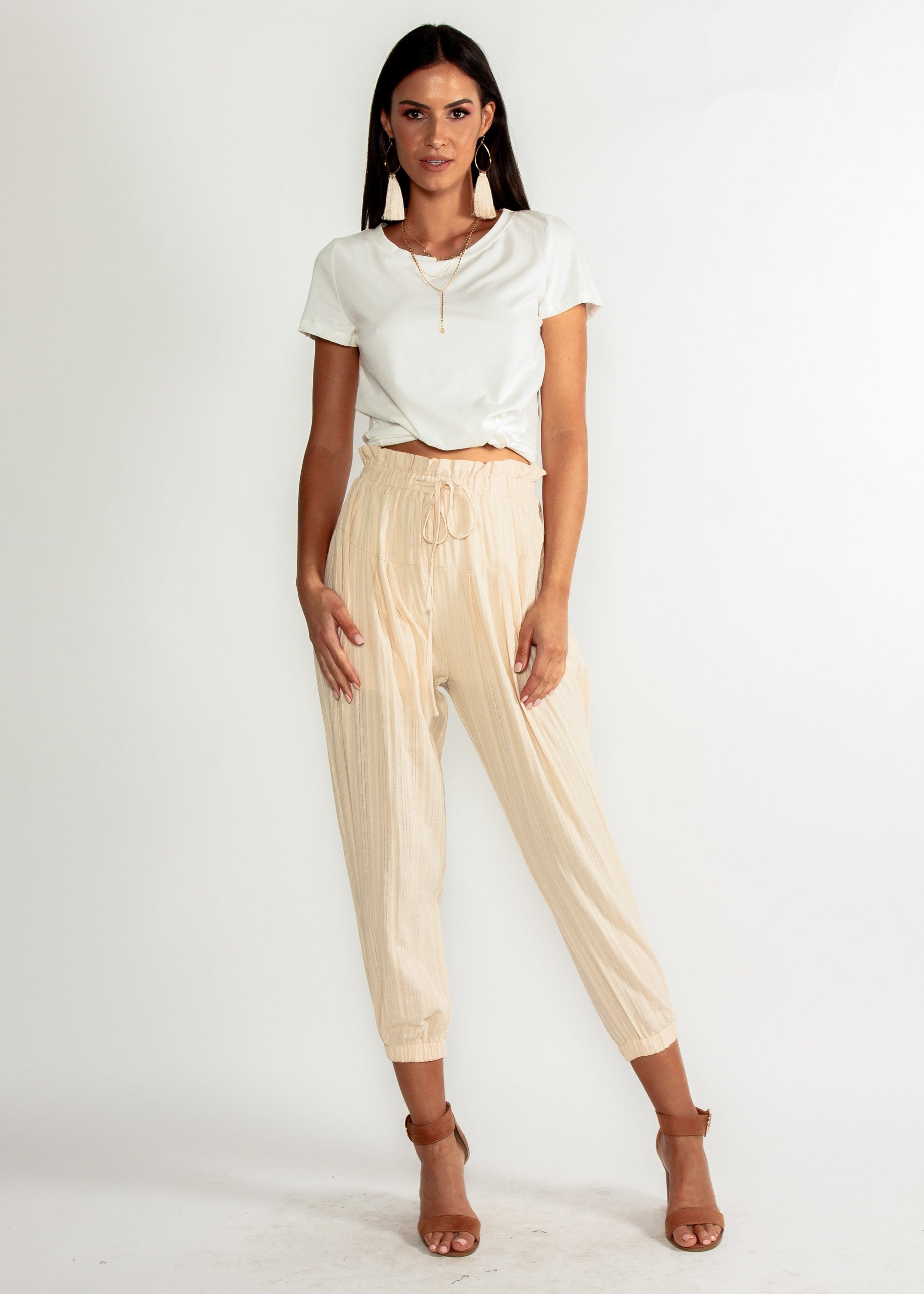 See You Straight Pants - Cream