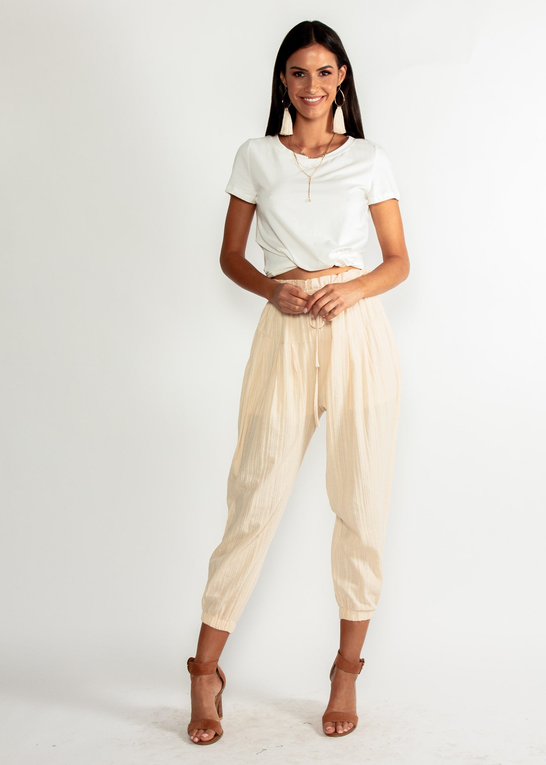 See You Straight Pants - Cream