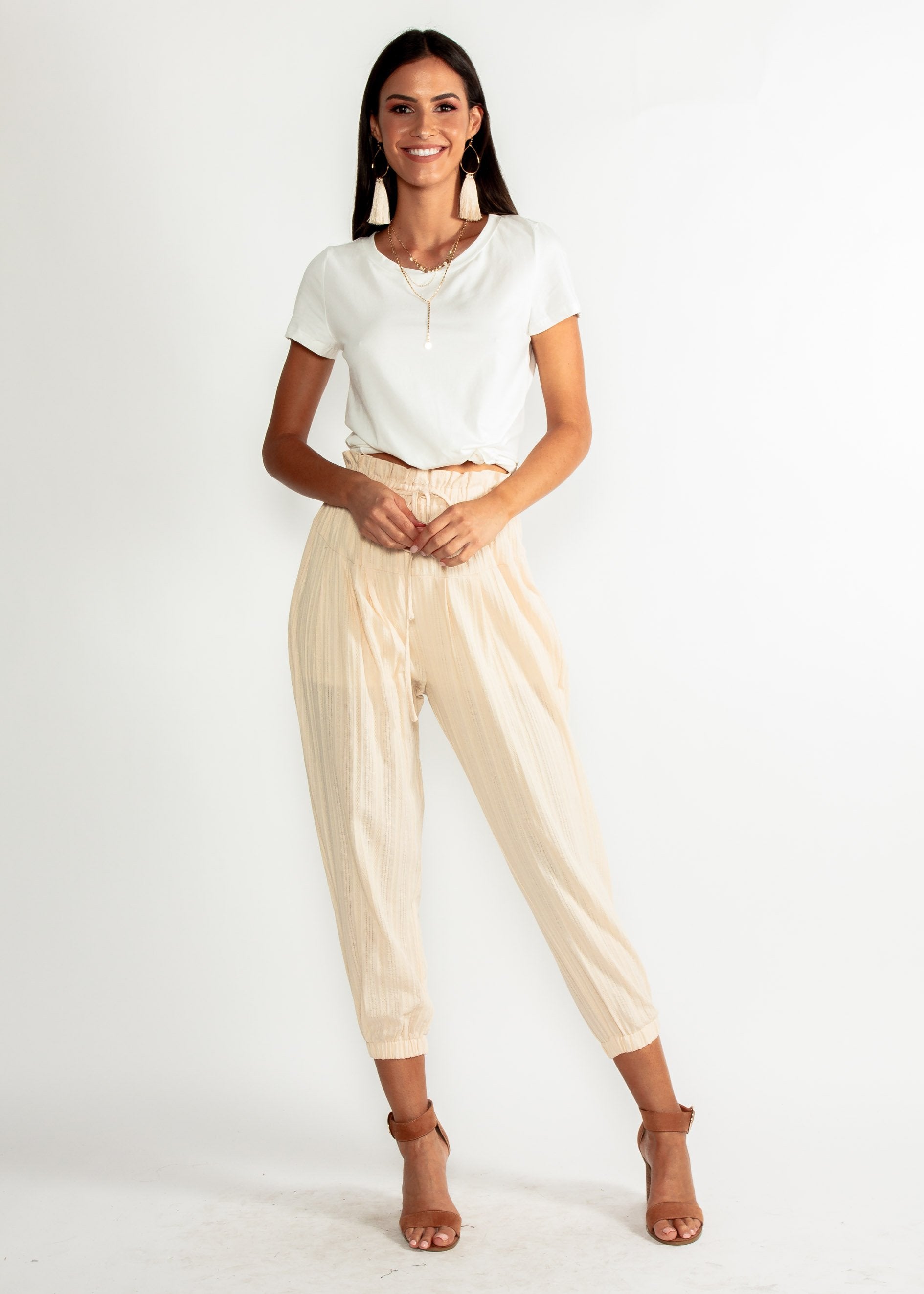 See You Straight Pants - Cream
