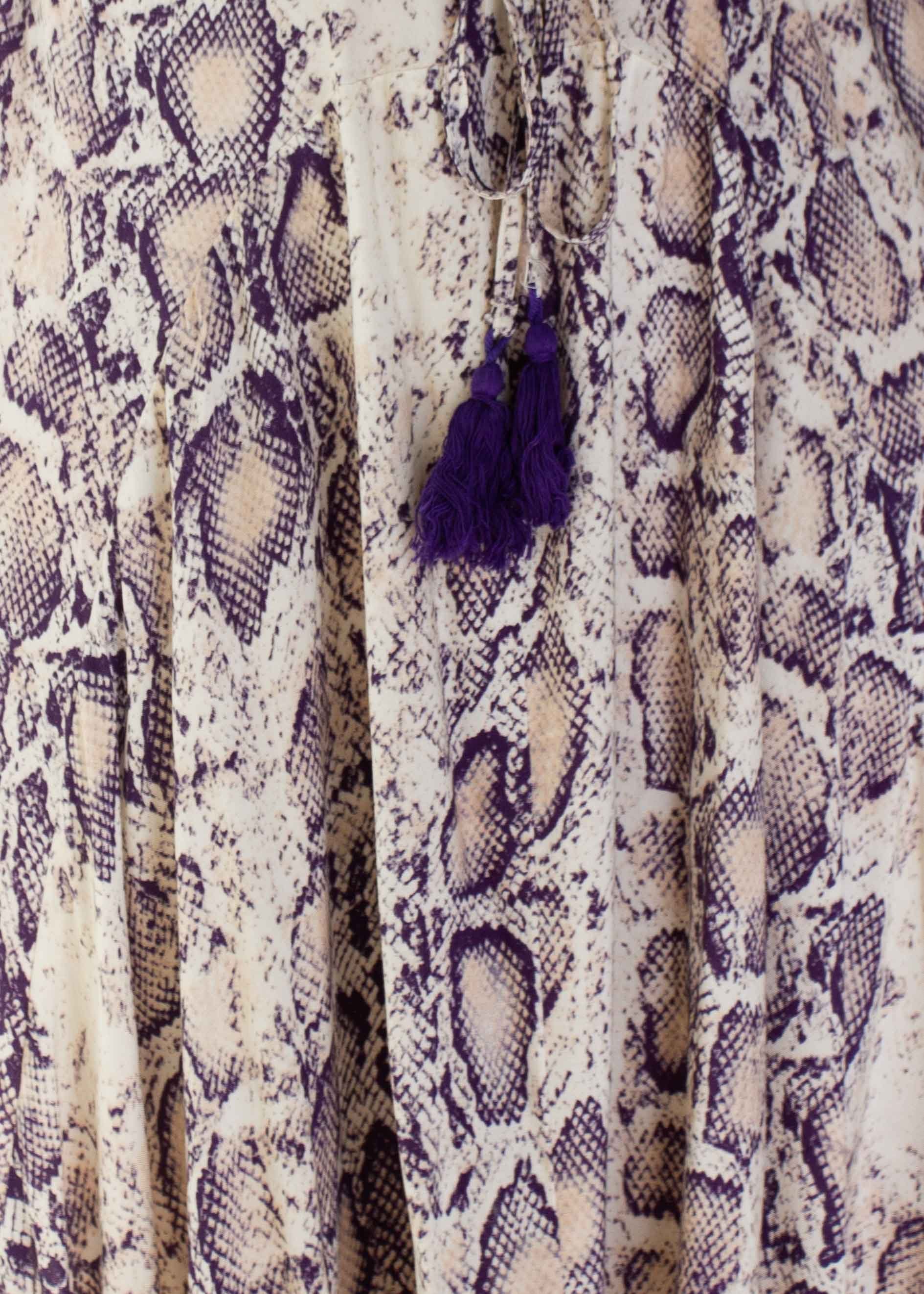 New Freedom Strapless Maxi Dress - Snake