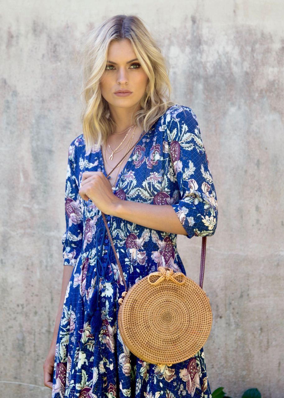 New Romantics Maxi - Indigo Floral