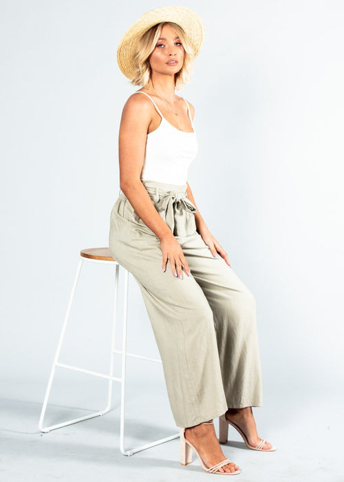 Way Out Pants - Khaki Grey