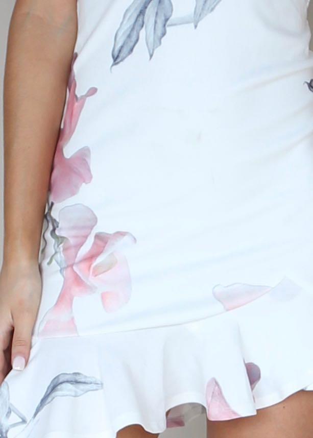 Second To None Dress - Pastel Tropical