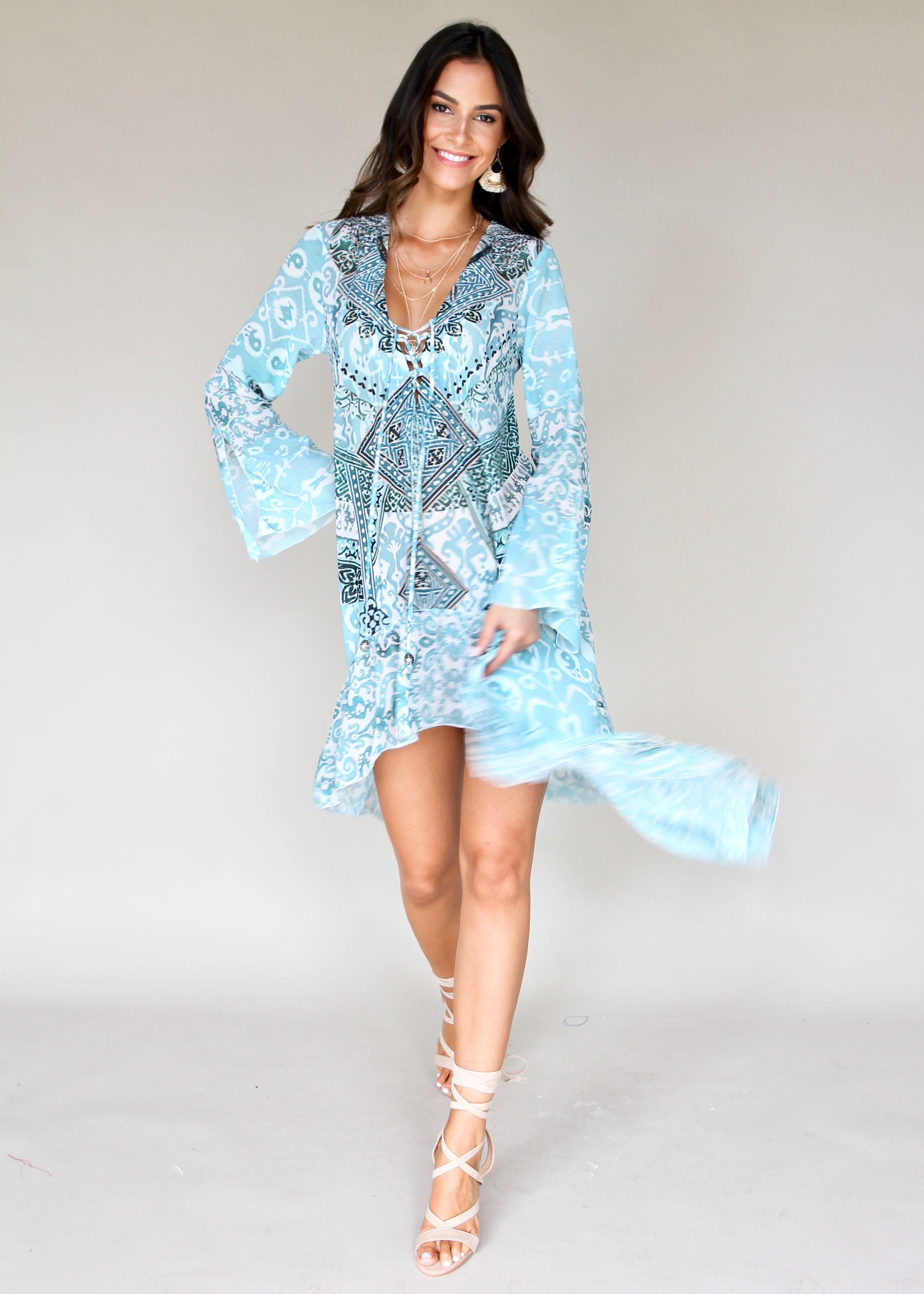 Off Shores Kaftan - Oasis