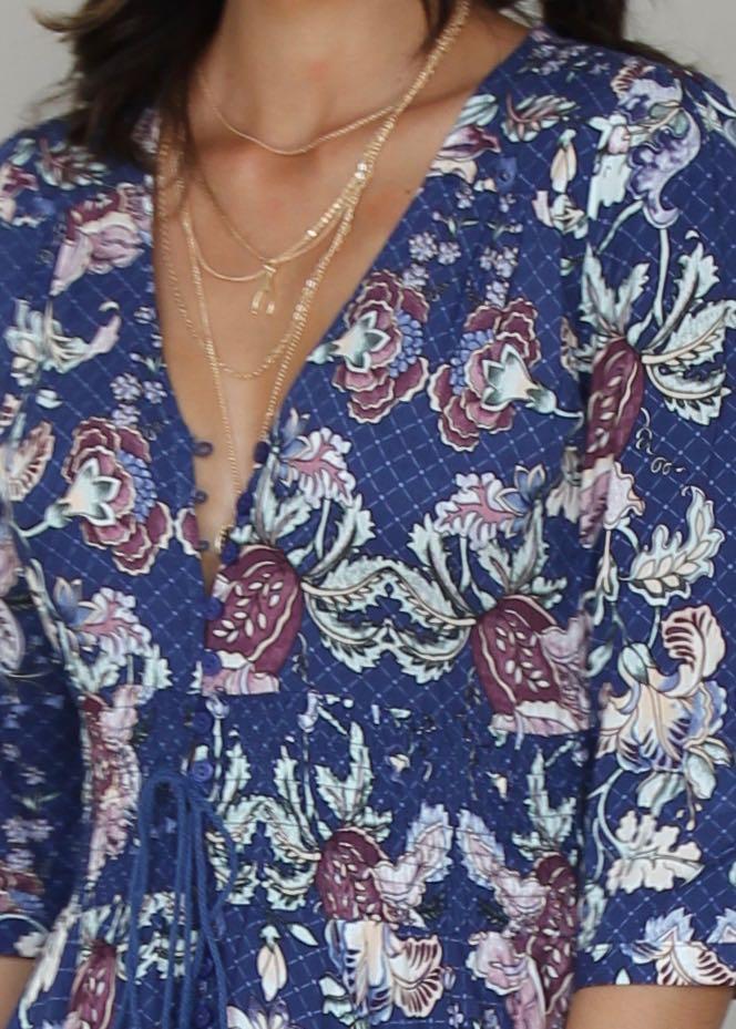 New Romantics Maxi - Indigo Floral
