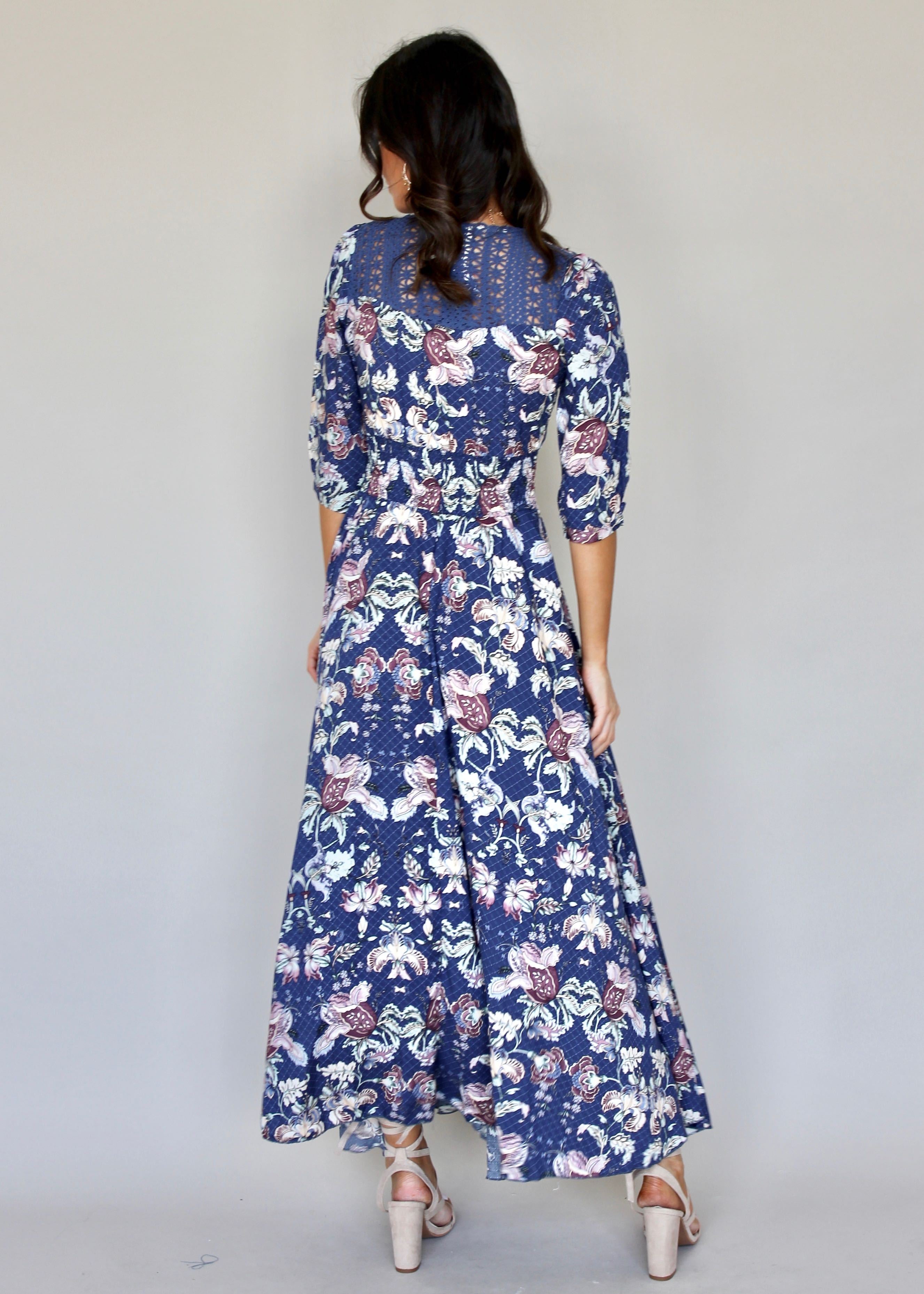 New Romantics Maxi - Indigo Floral