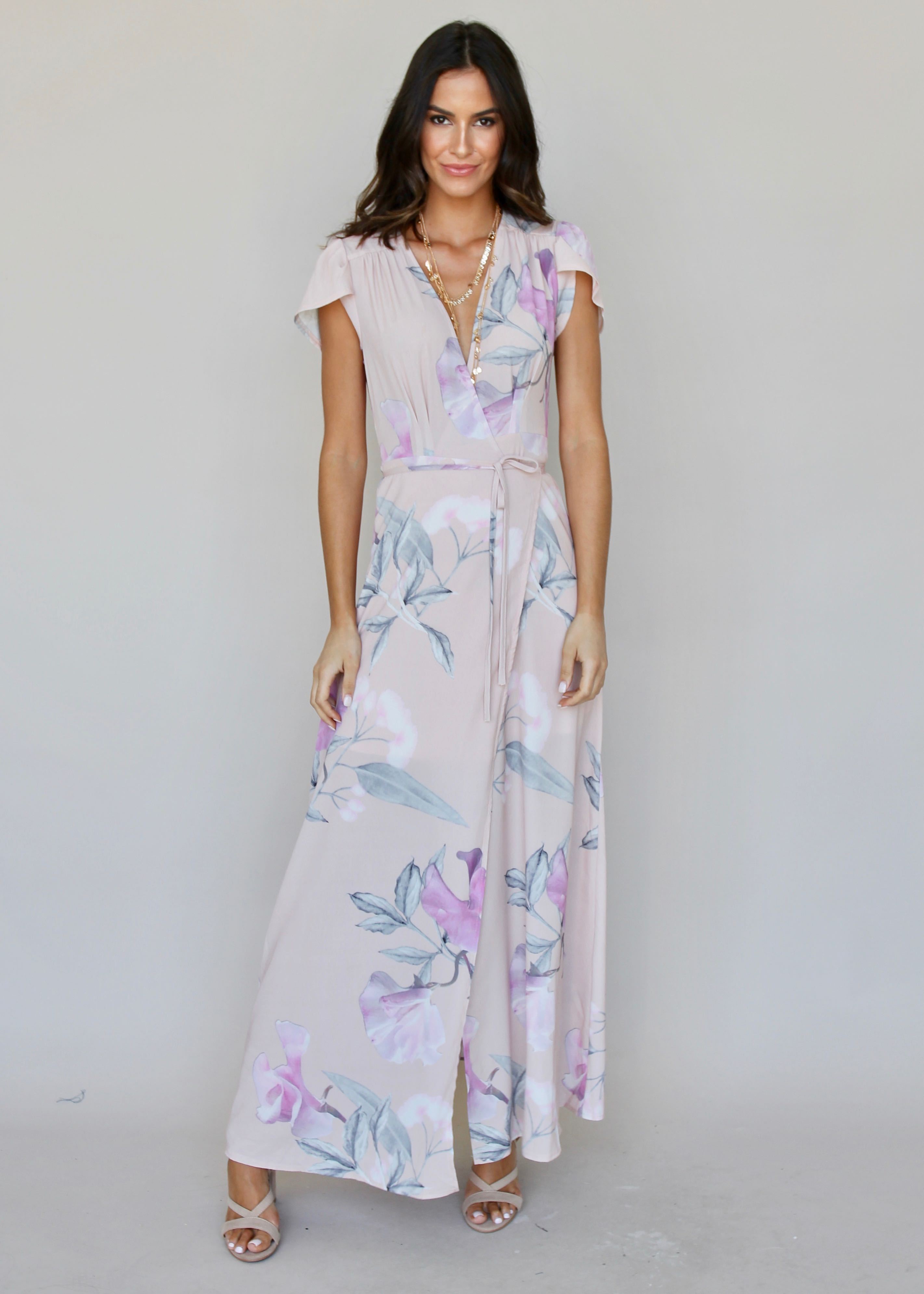 South Branch Wrap Dress - Blossom