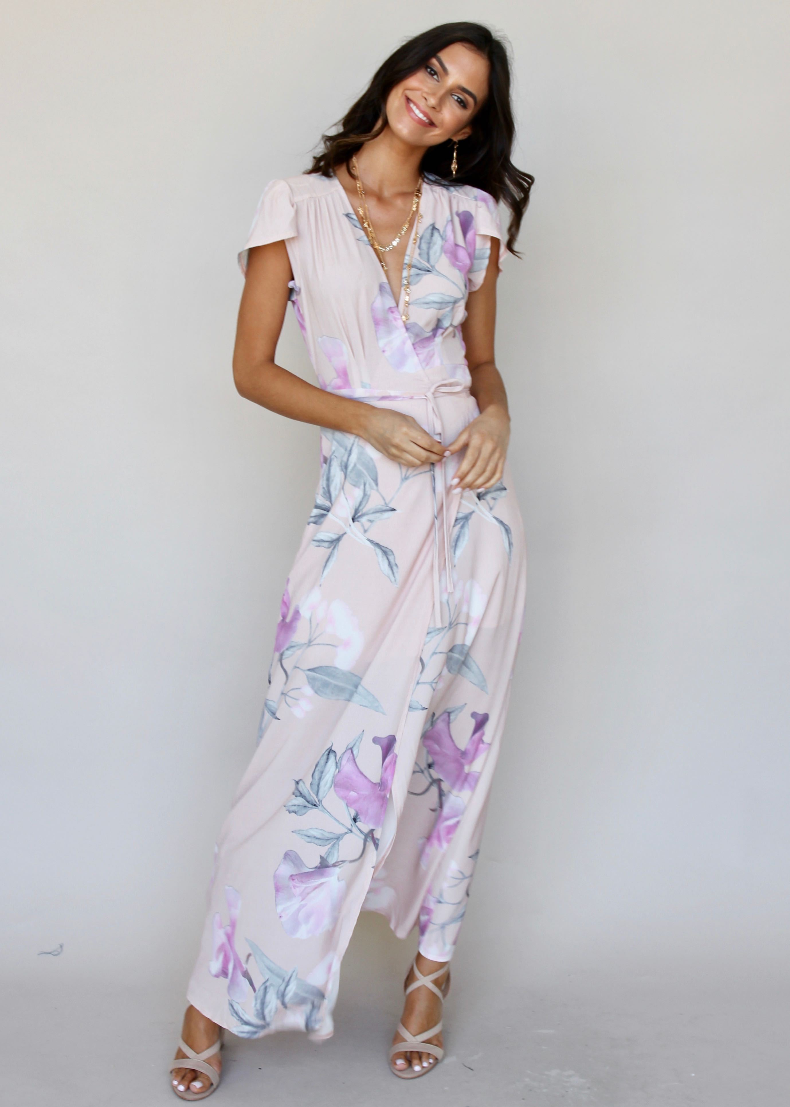 South Branch Wrap Dress - Blossom