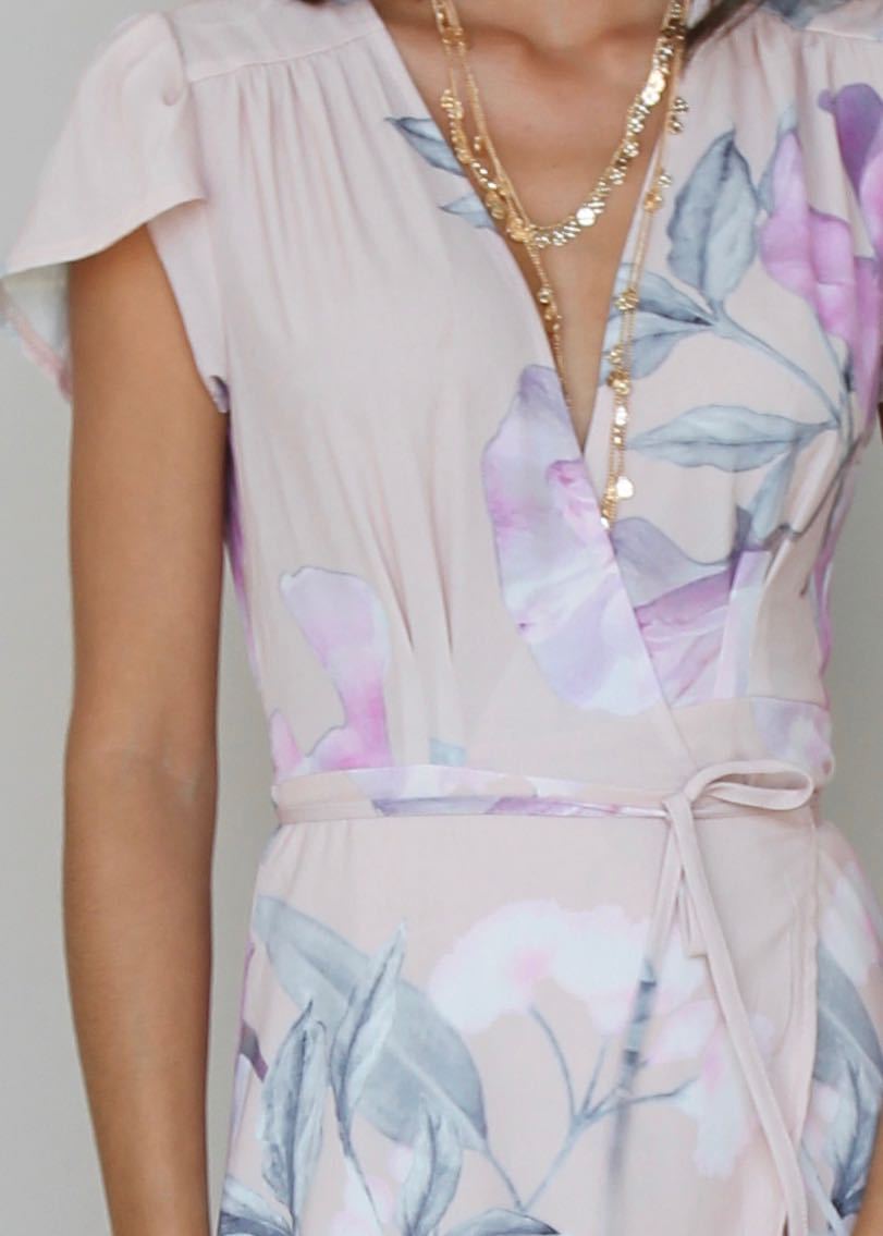 South Branch Wrap Dress - Blossom