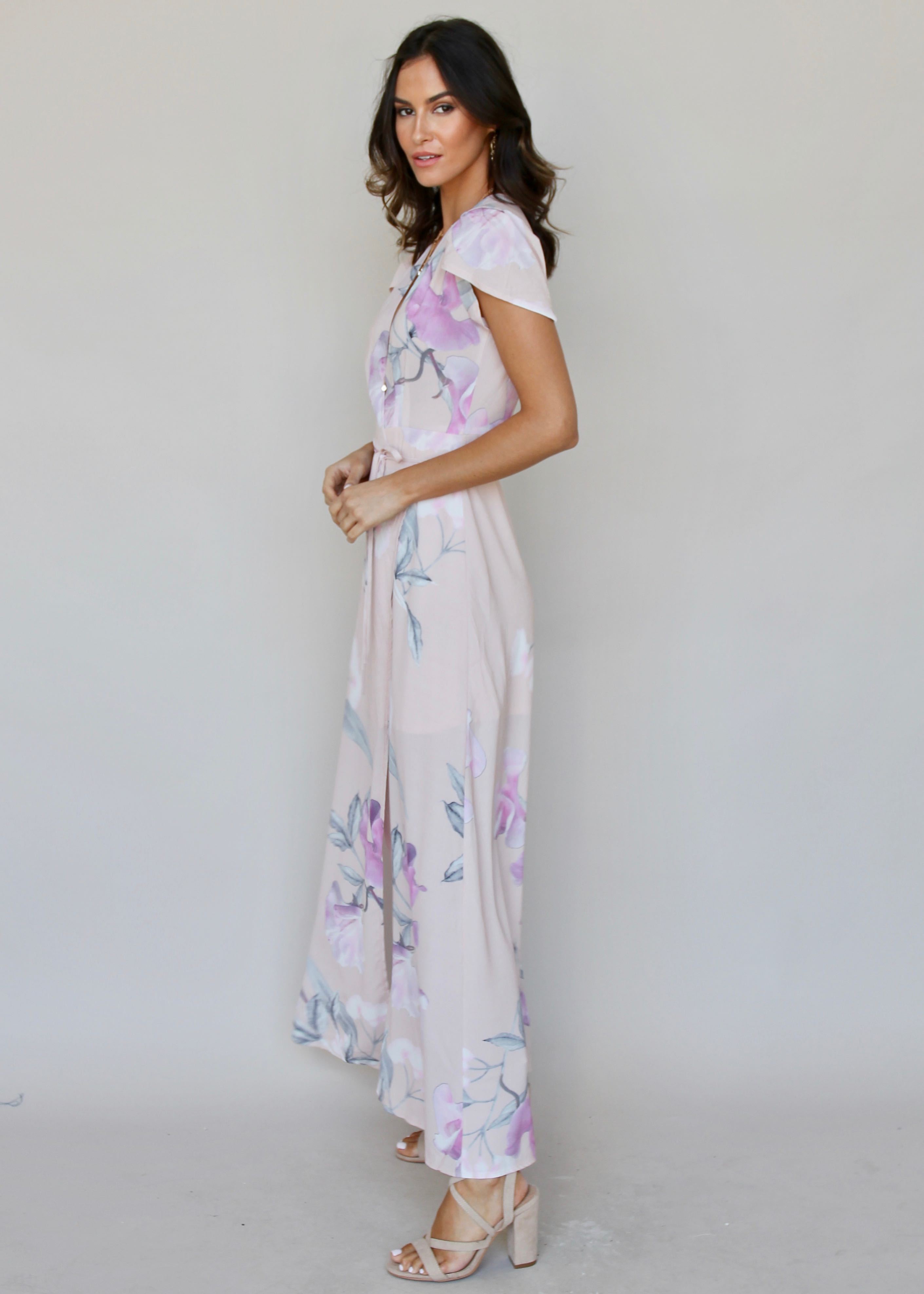 South Branch Wrap Dress - Blossom