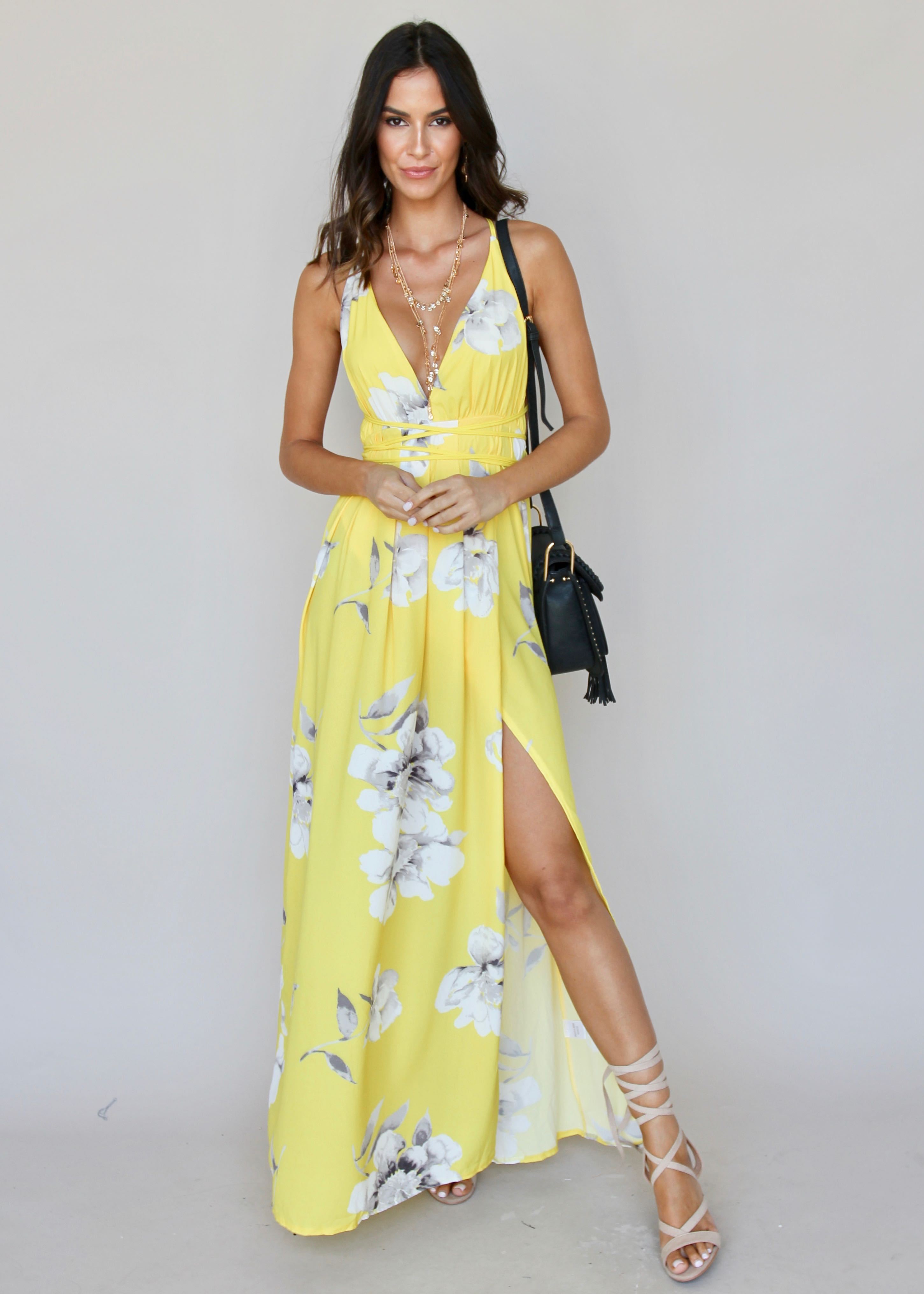 Karmen Halter Maxi Dress - Golden