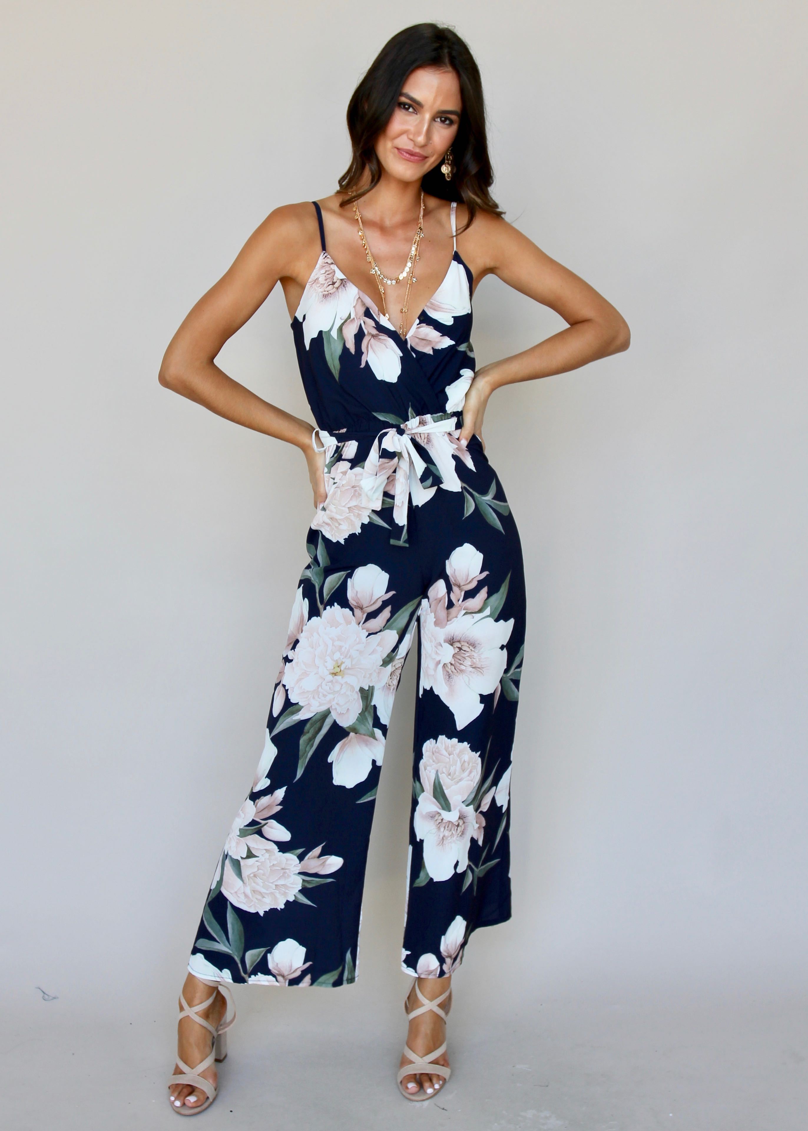 Rosabella Pantsuit - Navy Floral