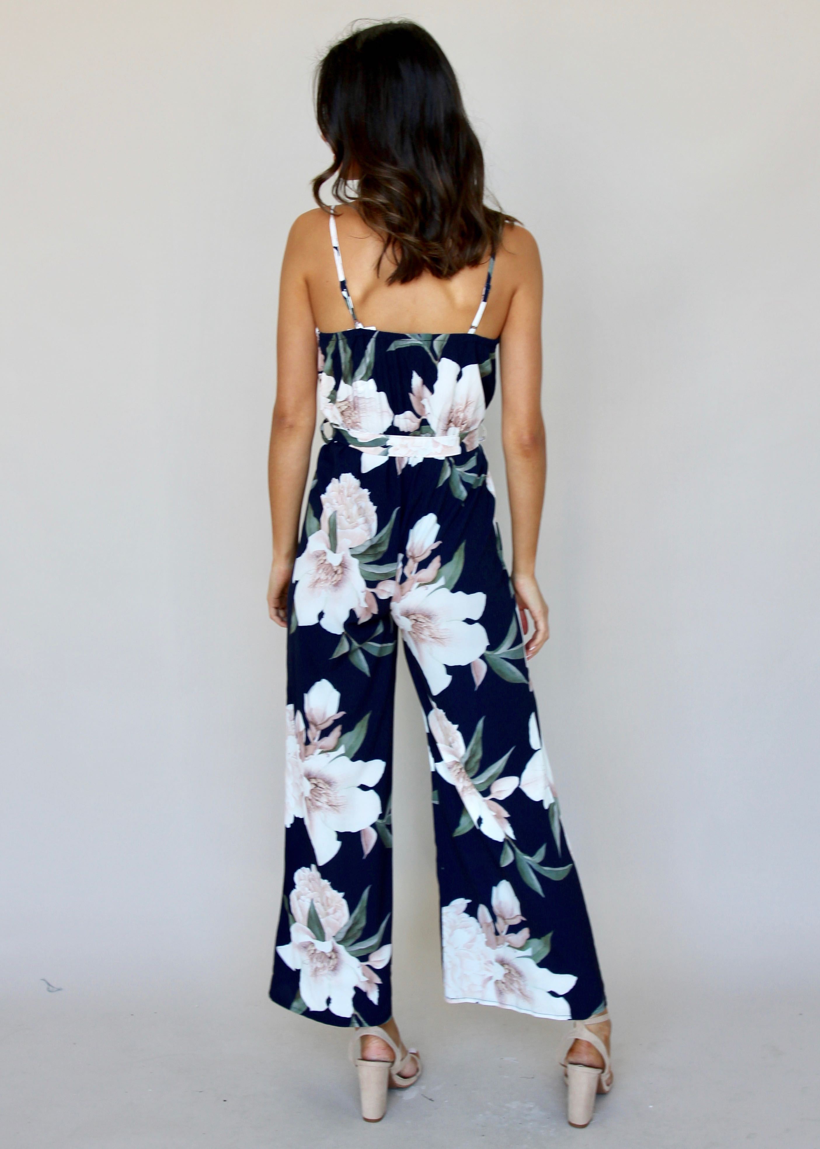 Rosabella Pantsuit - Navy Floral