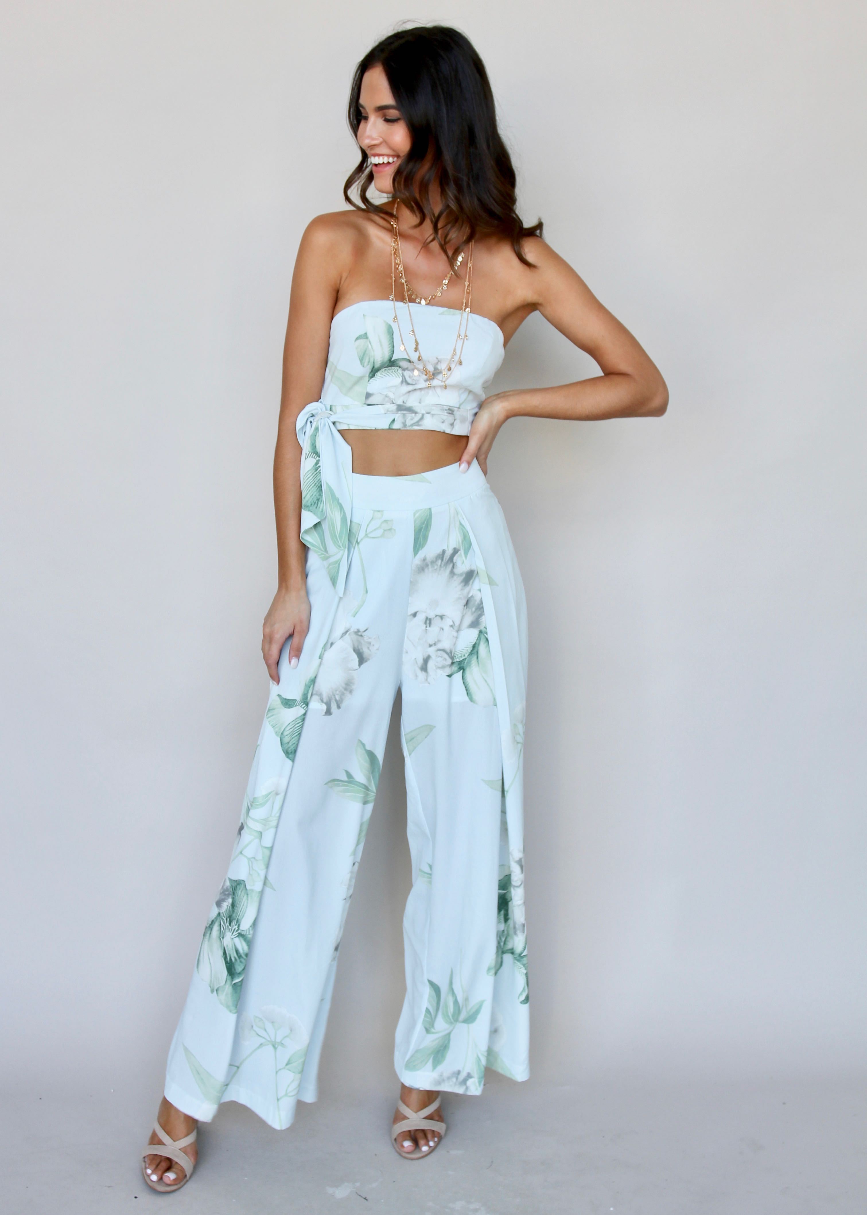 Above Your Love 2-Piece Set - Sky Blue