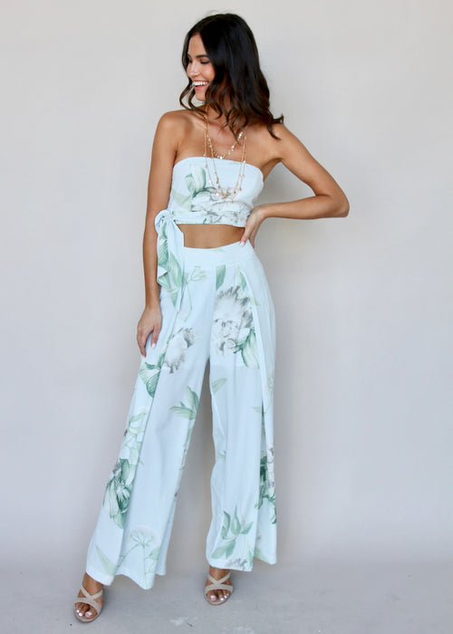 Above Your Love 2-Piece Set - Sky Blue