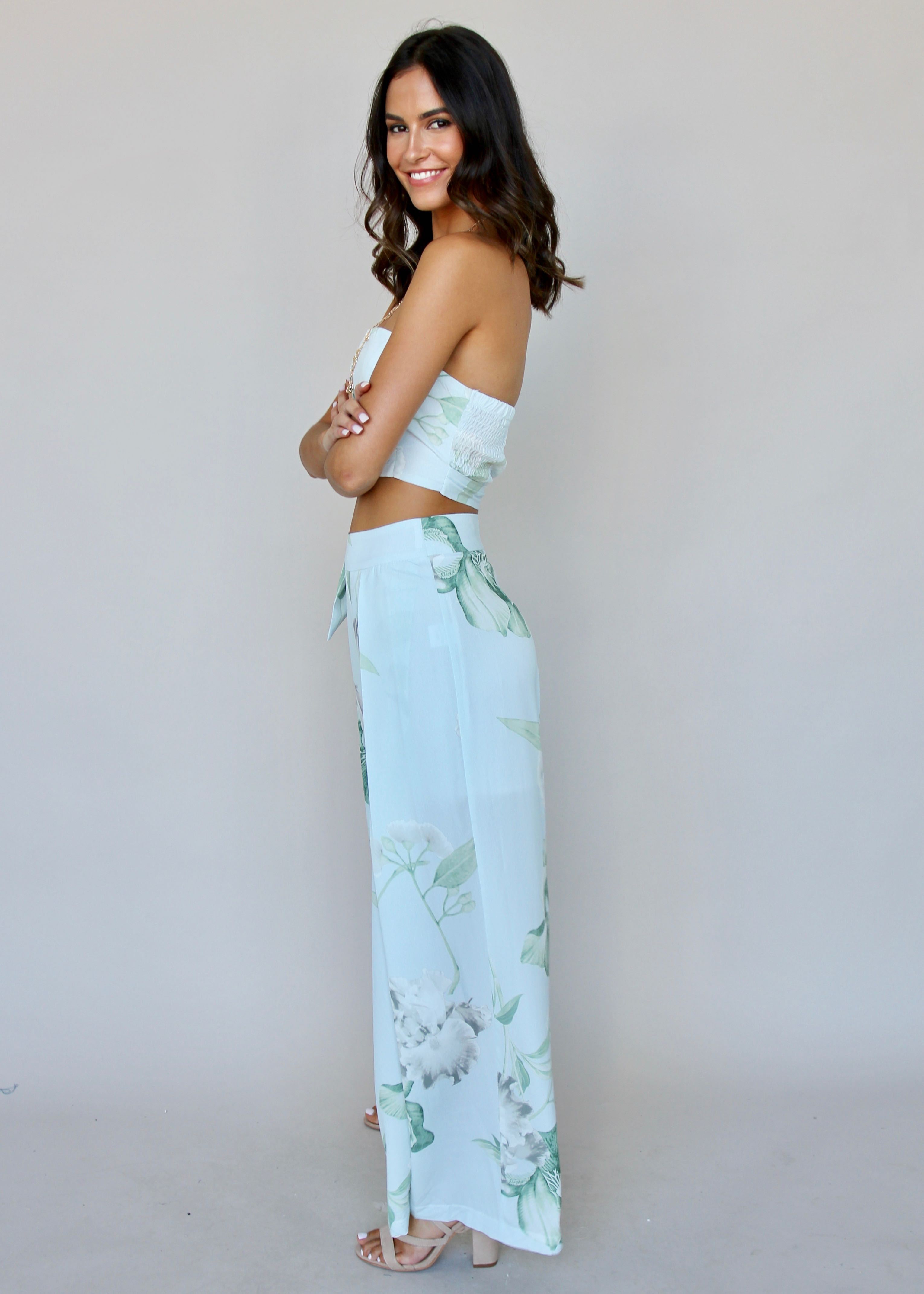 Above Your Love 2-Piece Set - Sky Blue