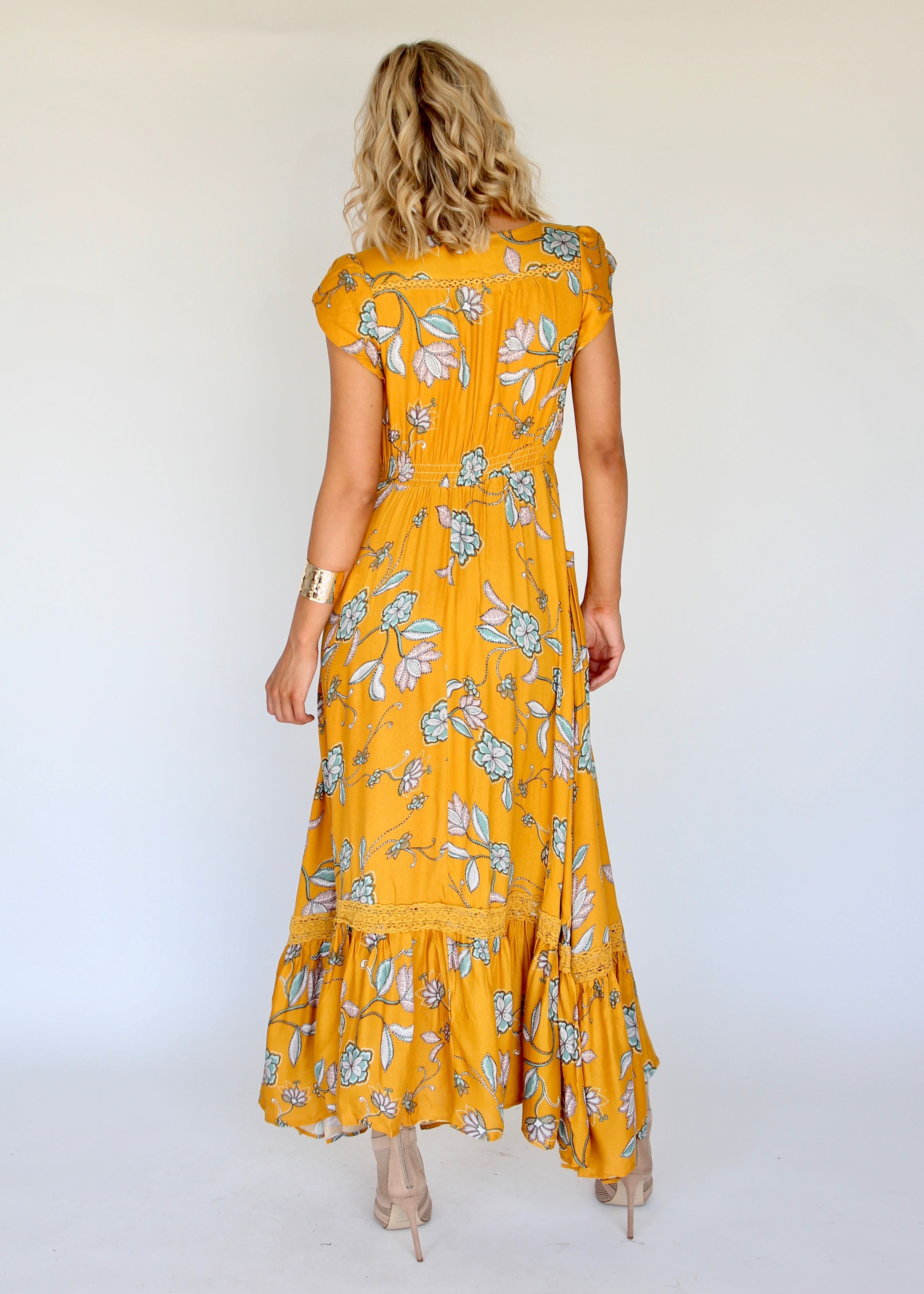 Carmen Maxi Dress - Sunny Daze