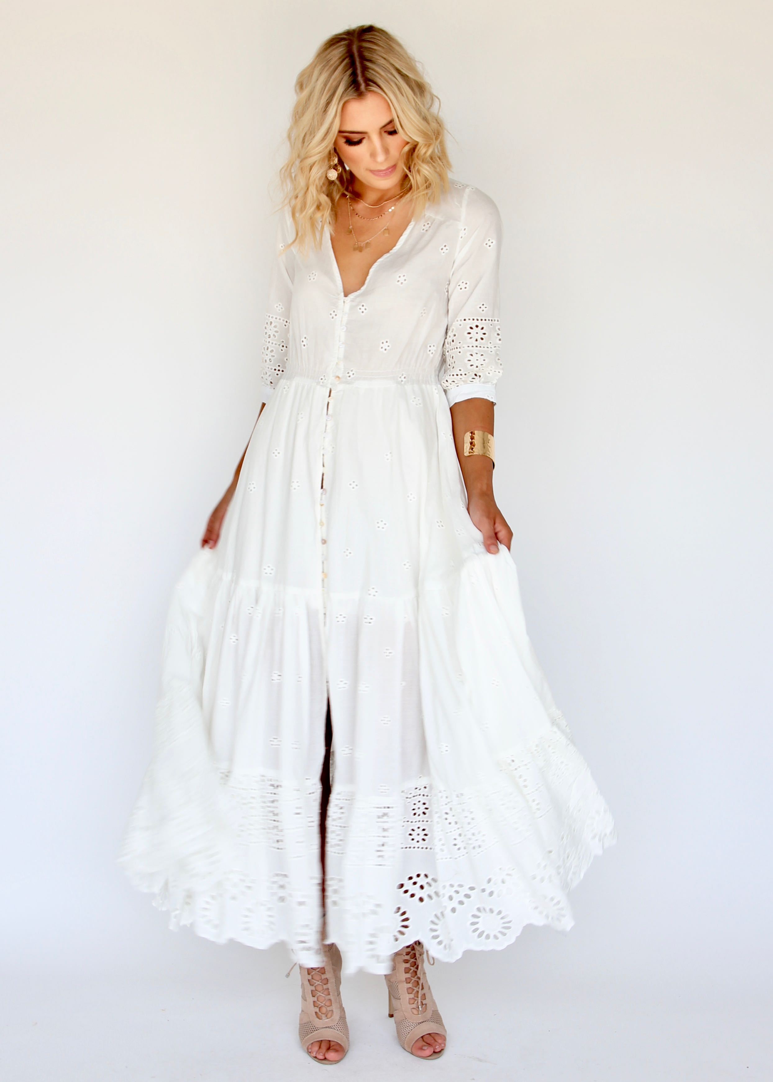 Verona Maxi Dress - White