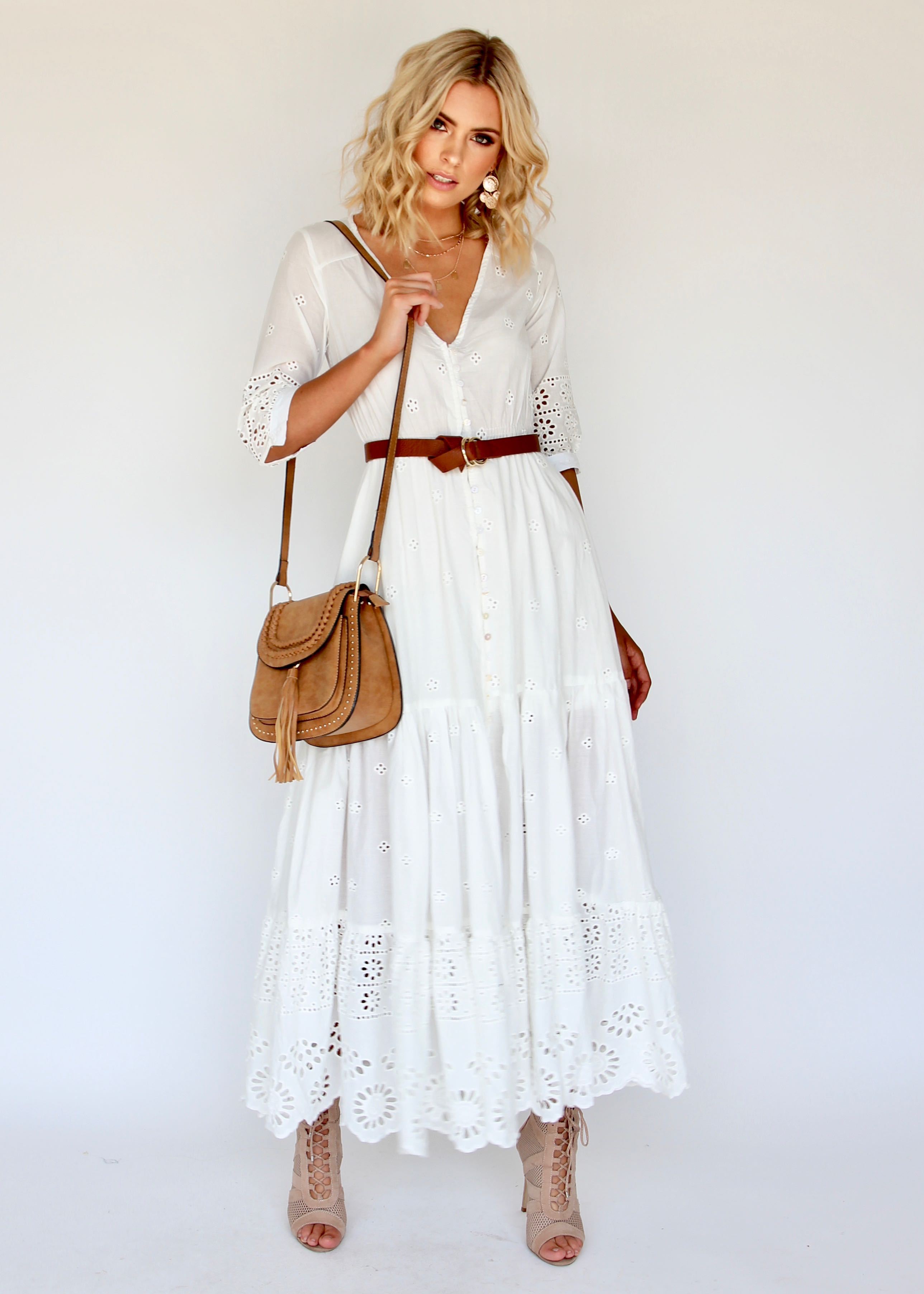 Verona Maxi Dress - White