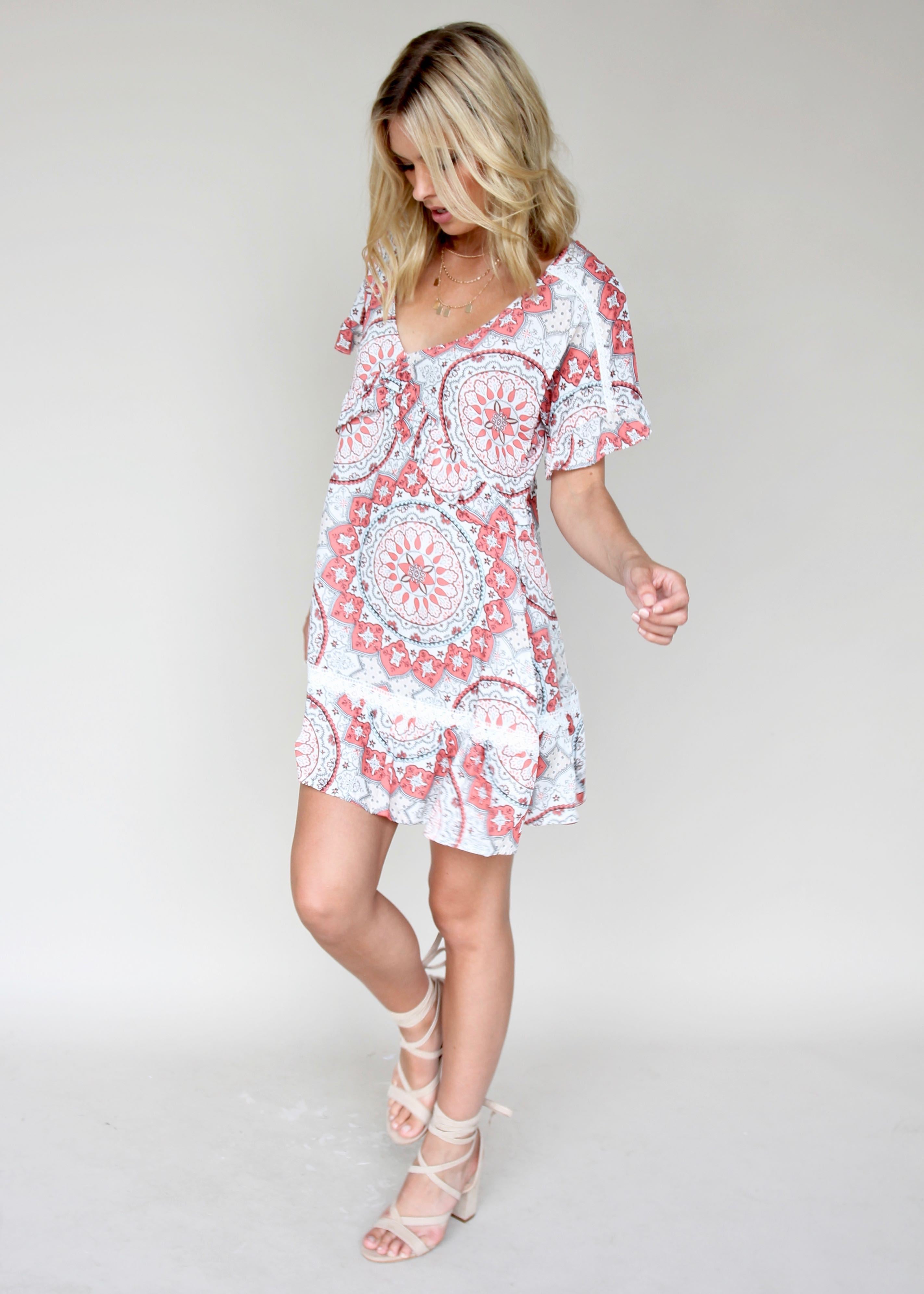 Inner Circle Tunic Dress - Paisley