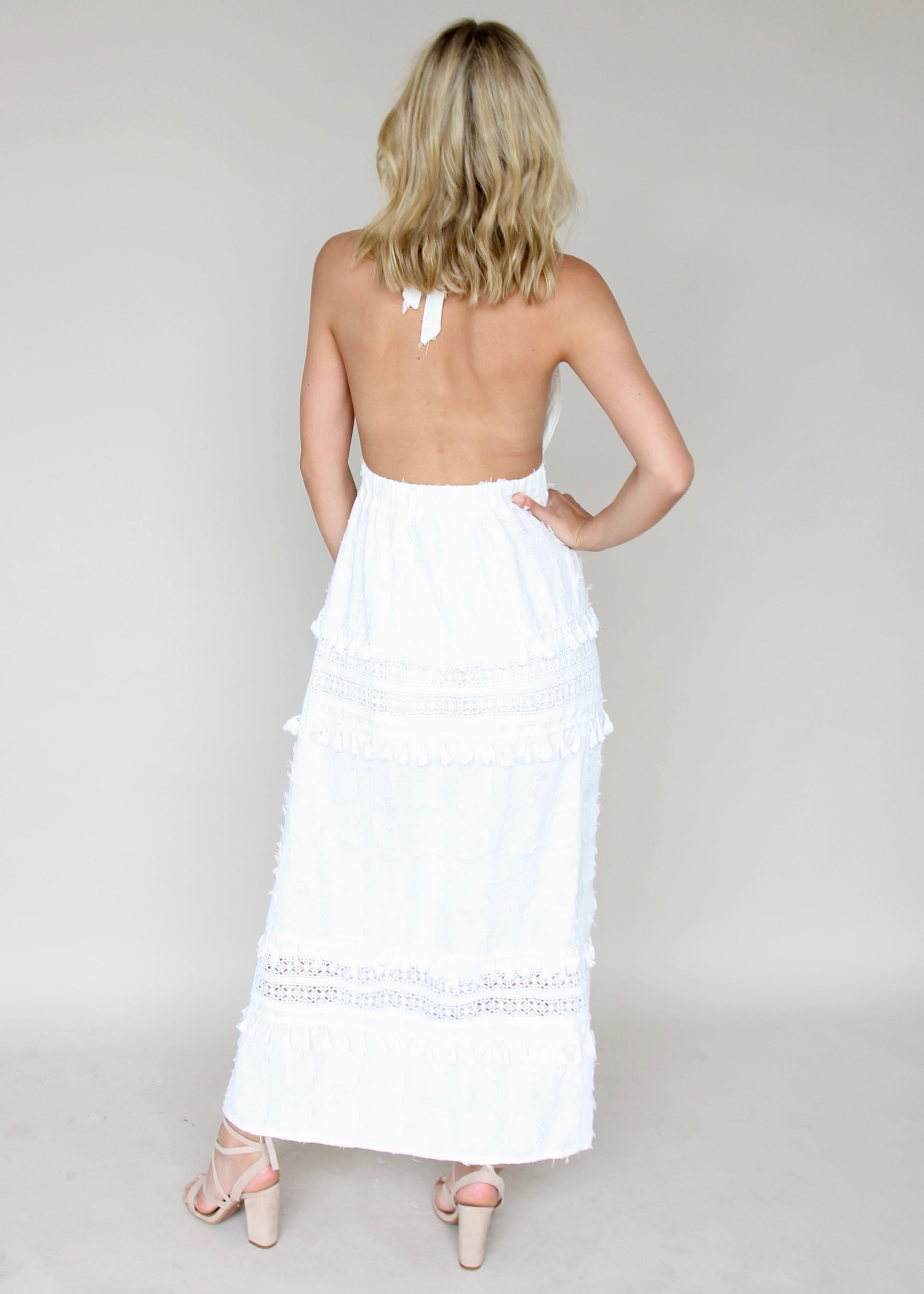 Lost Heaven Maxi Dress - White