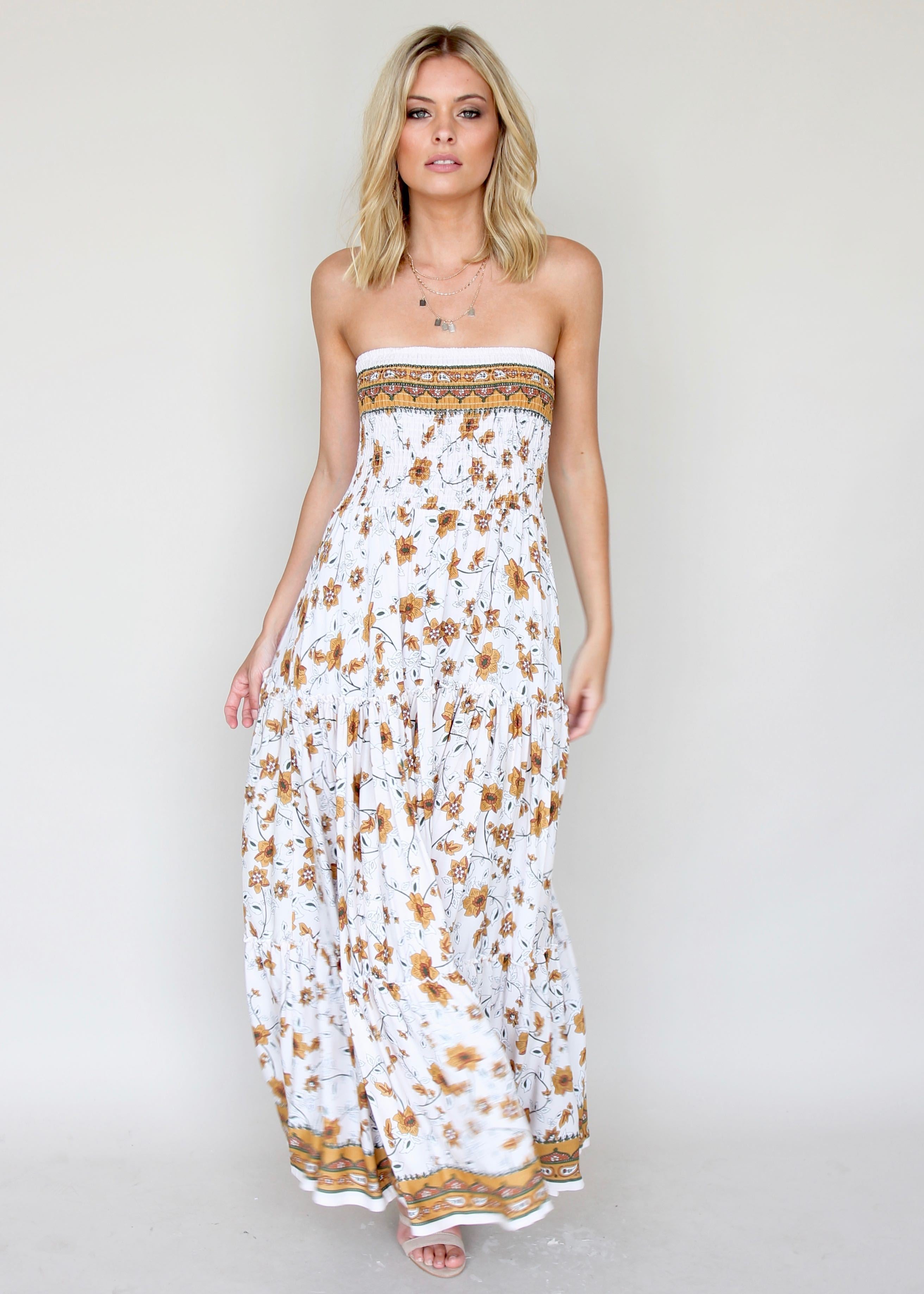 Salsa Strapless Maxi Dress - Luna