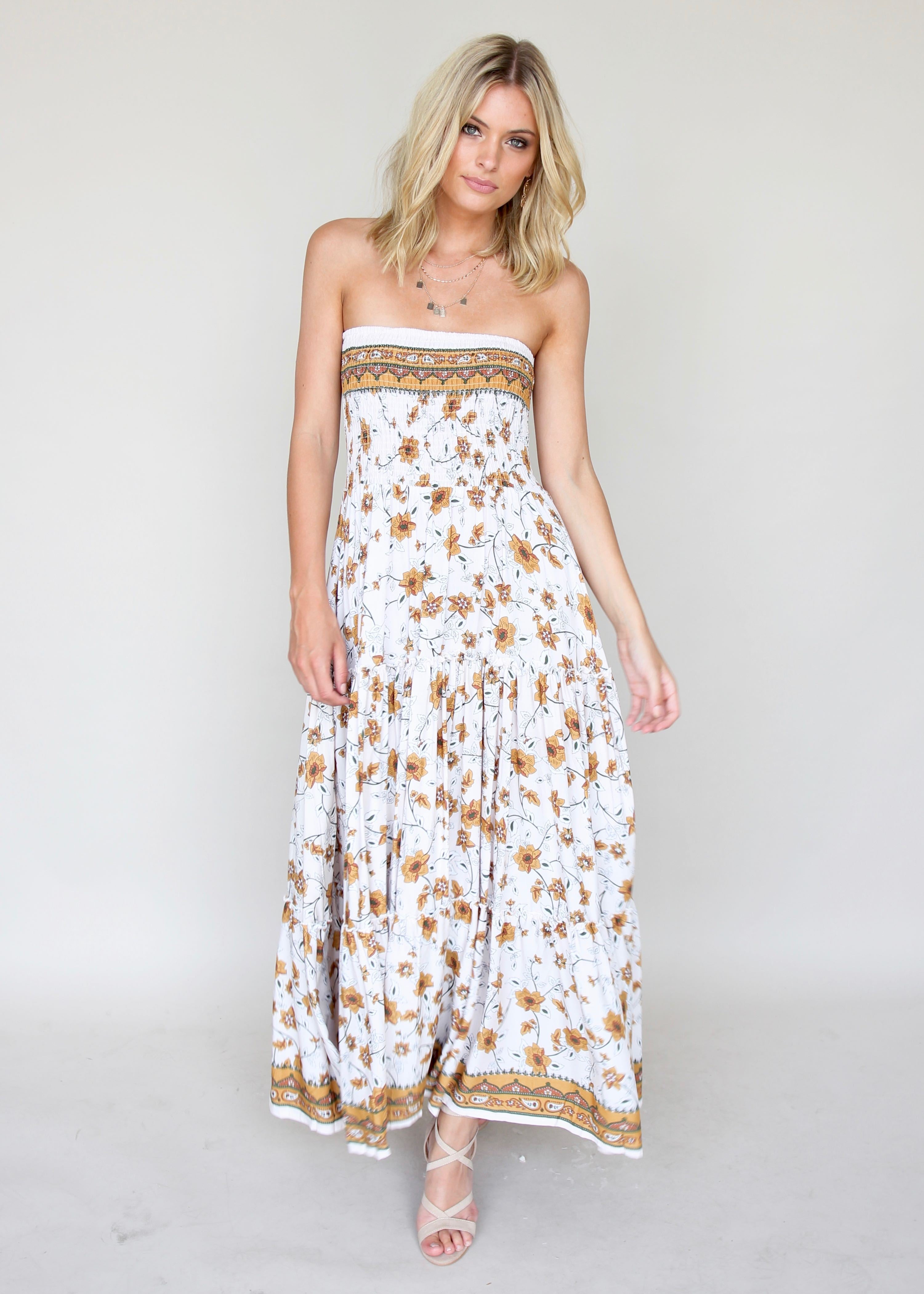 Salsa Strapless Maxi Dress - Luna