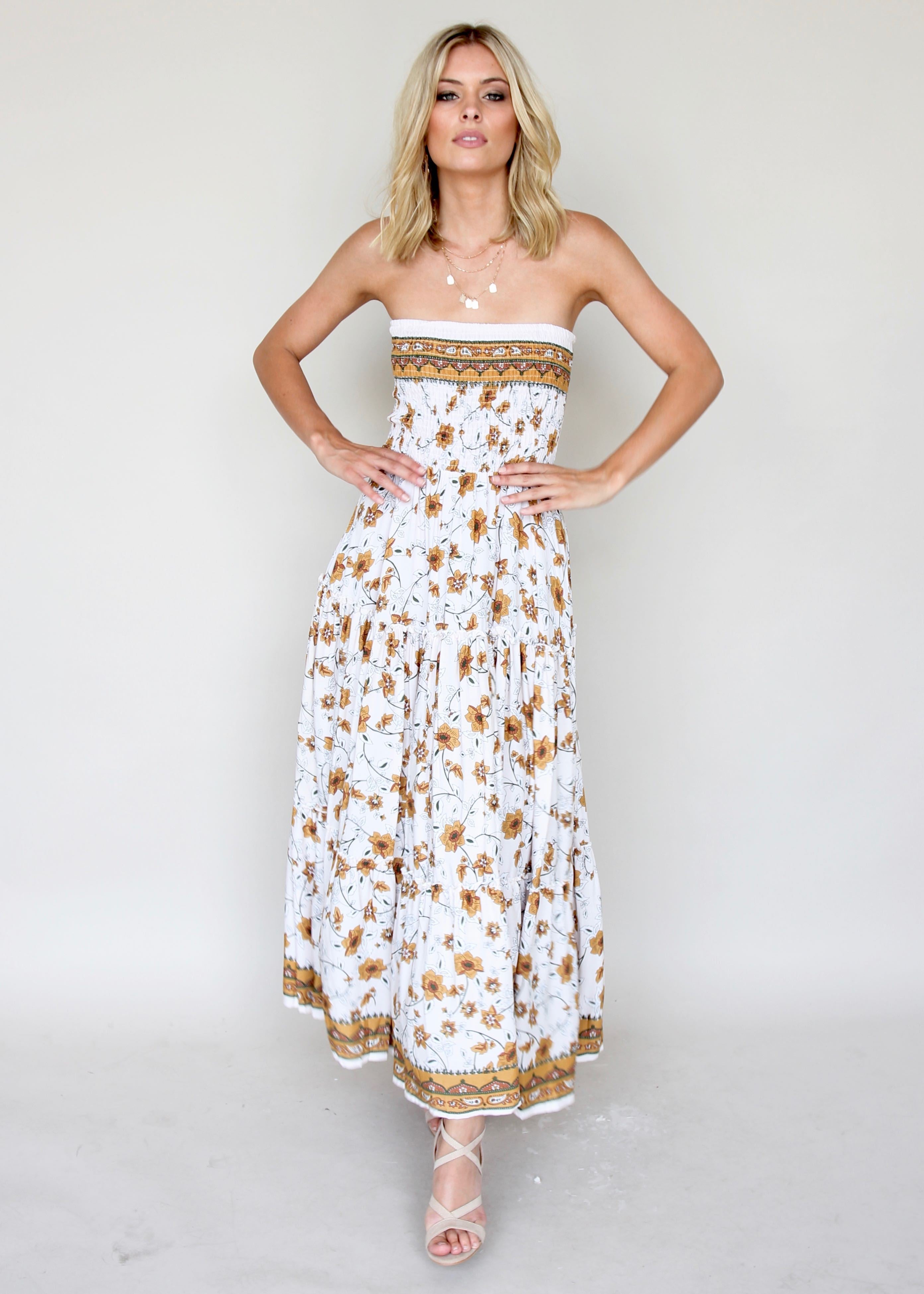Salsa Strapless Maxi Dress - Luna