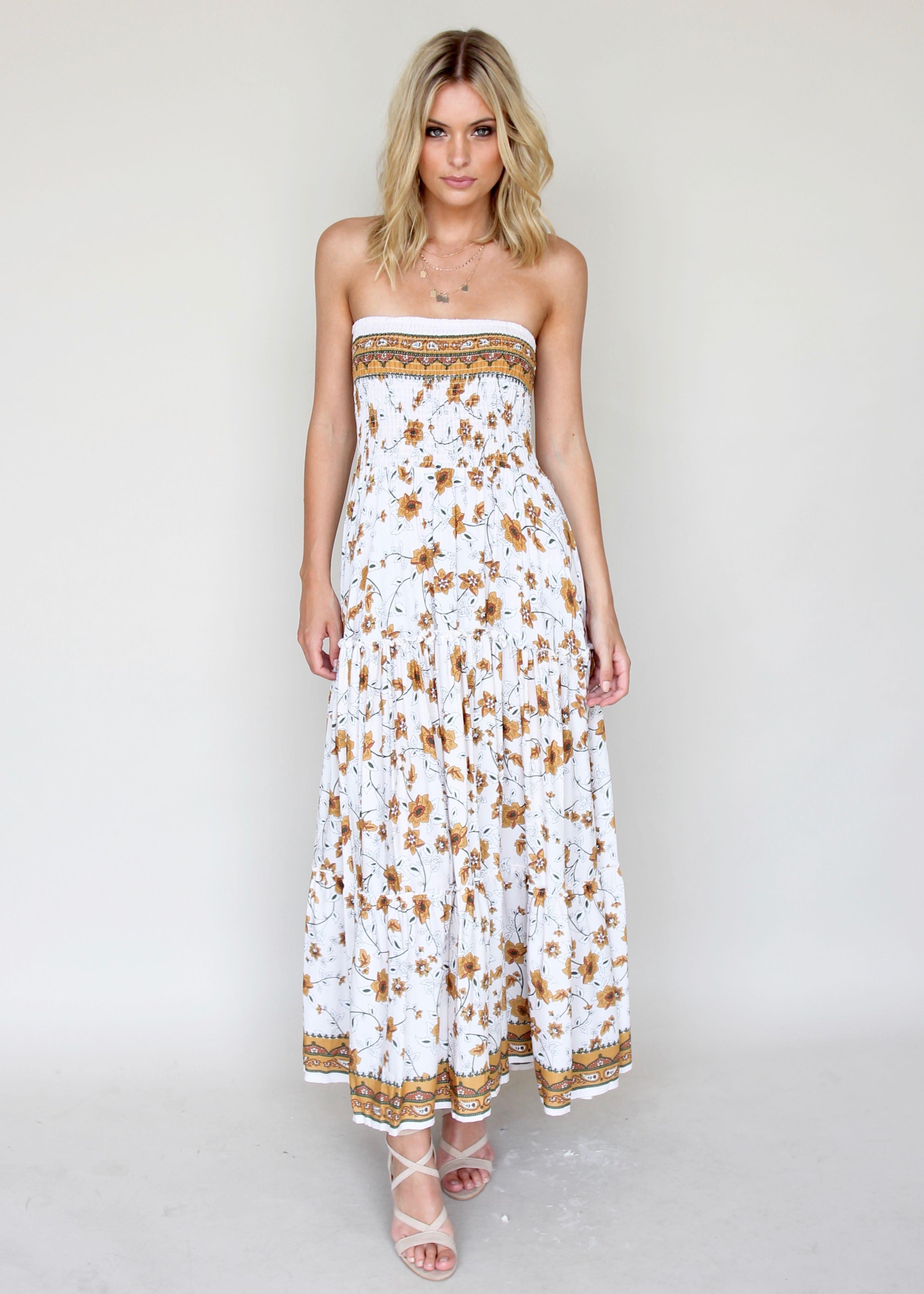 Salsa Strapless Maxi Dress - Luna