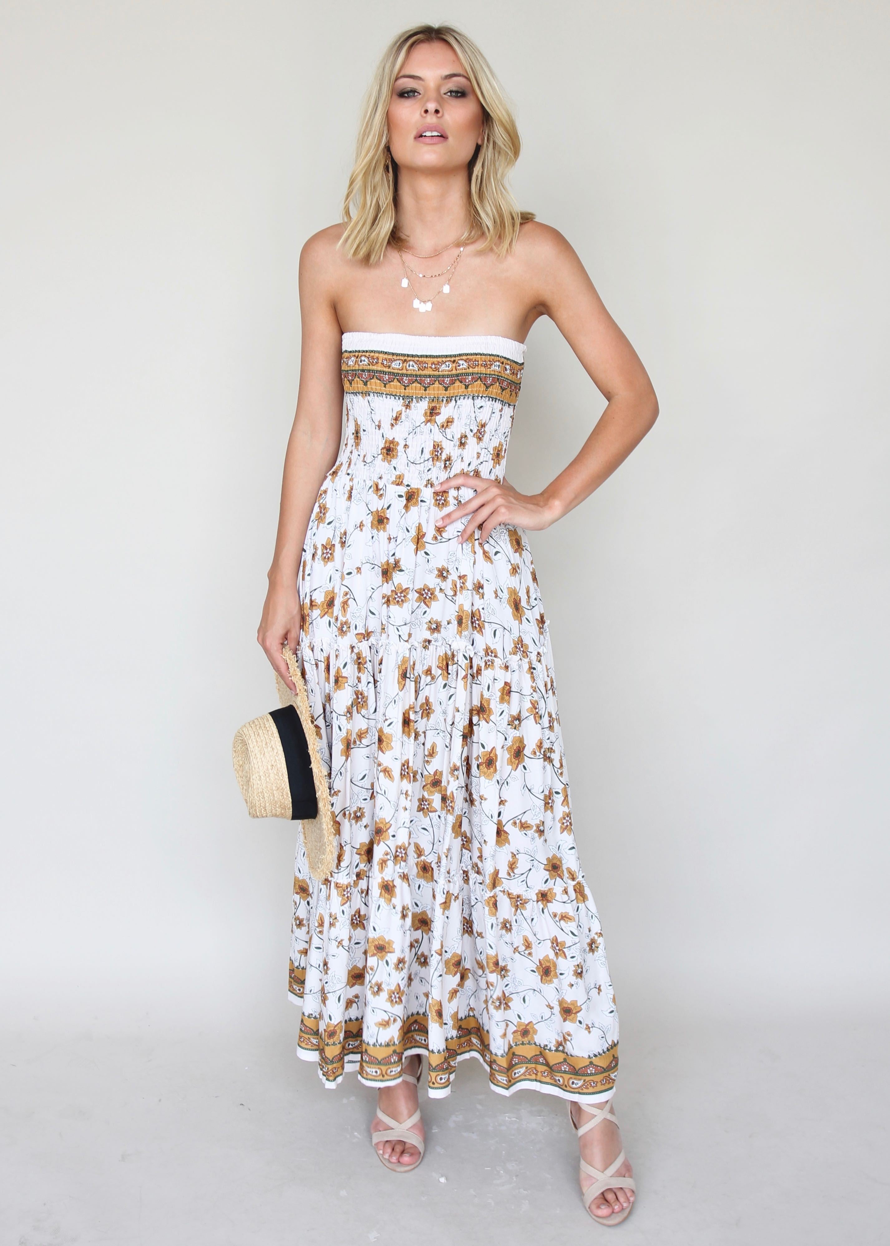 Salsa Strapless Maxi Dress - Luna