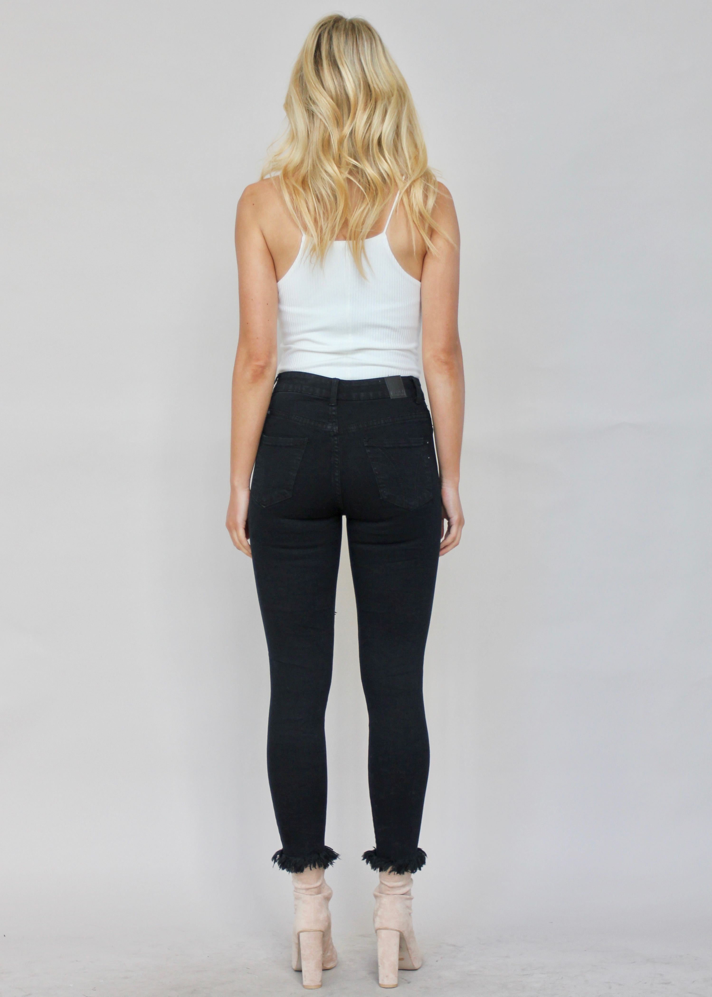 Night Love Pearl Jeans - Black