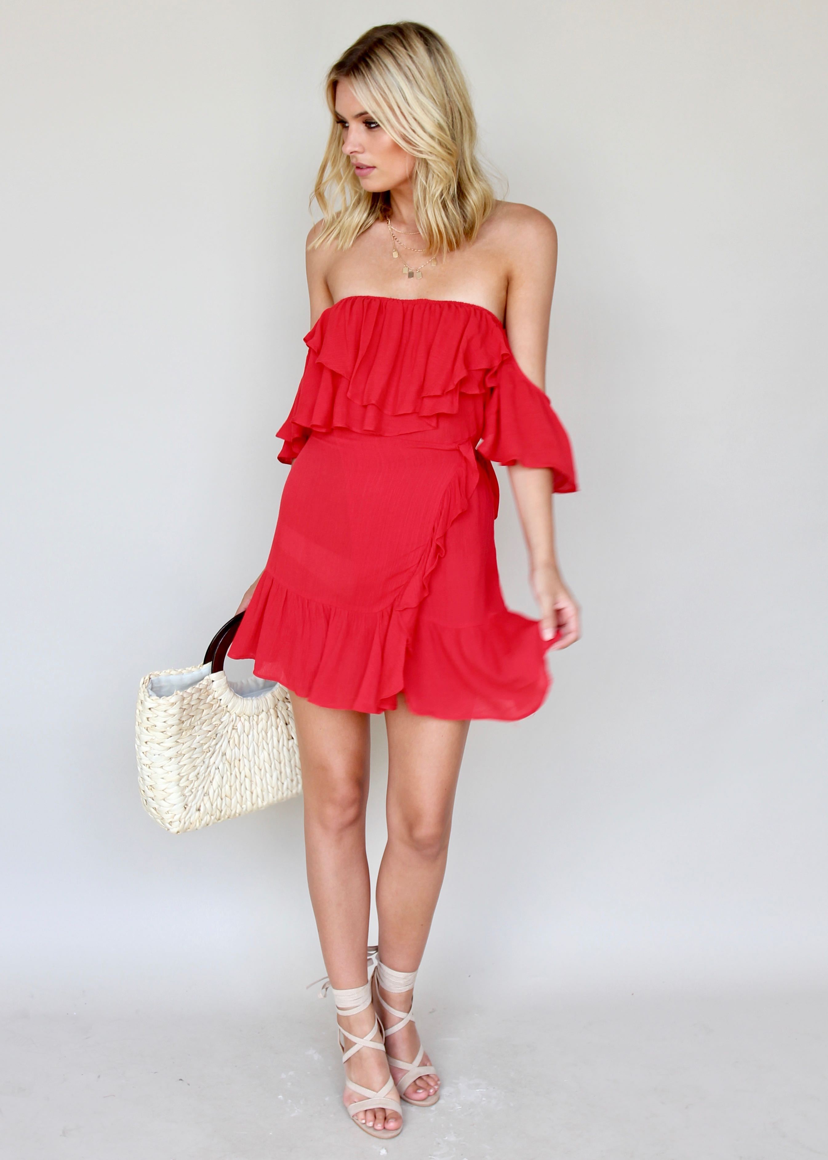 Truth Hurts Swing Dress - Red