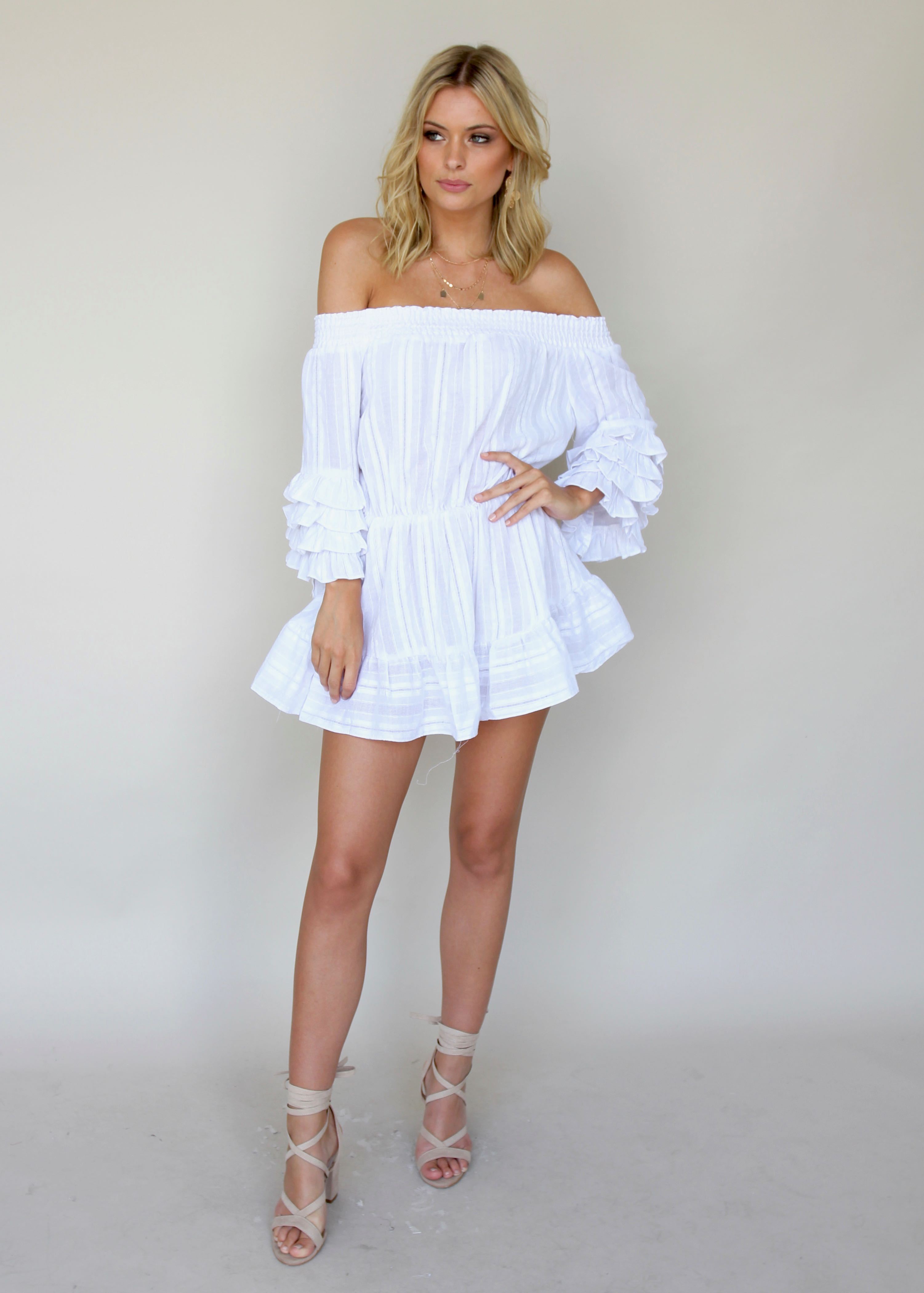 Nadia Mini Dress - White