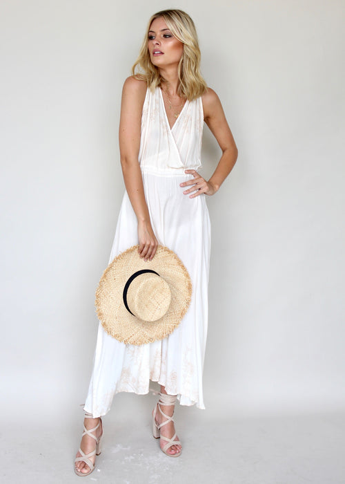 Love Underlined Maxi Dress - Honey Glow