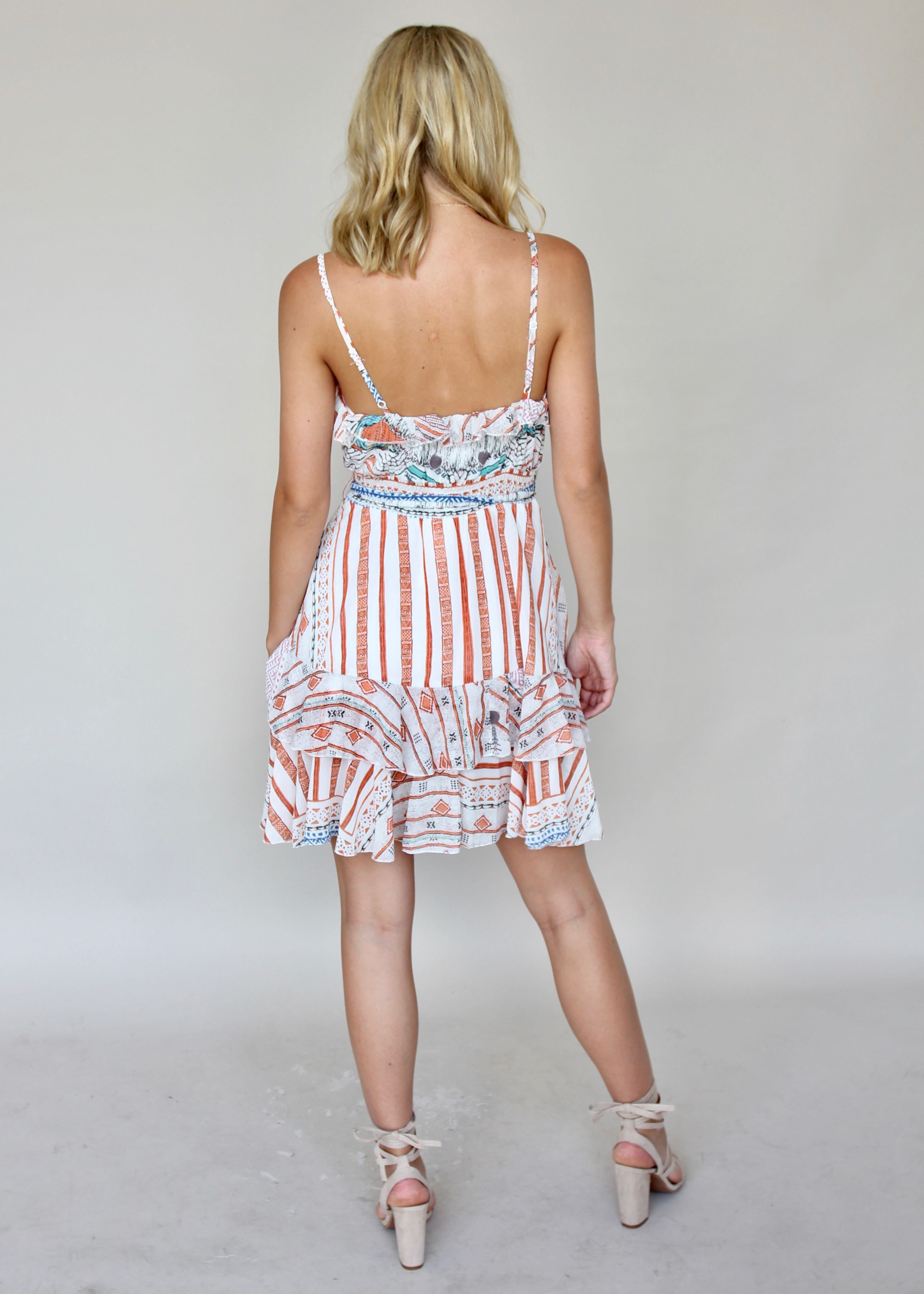 Settling Shadows Swing Dress - Tribal