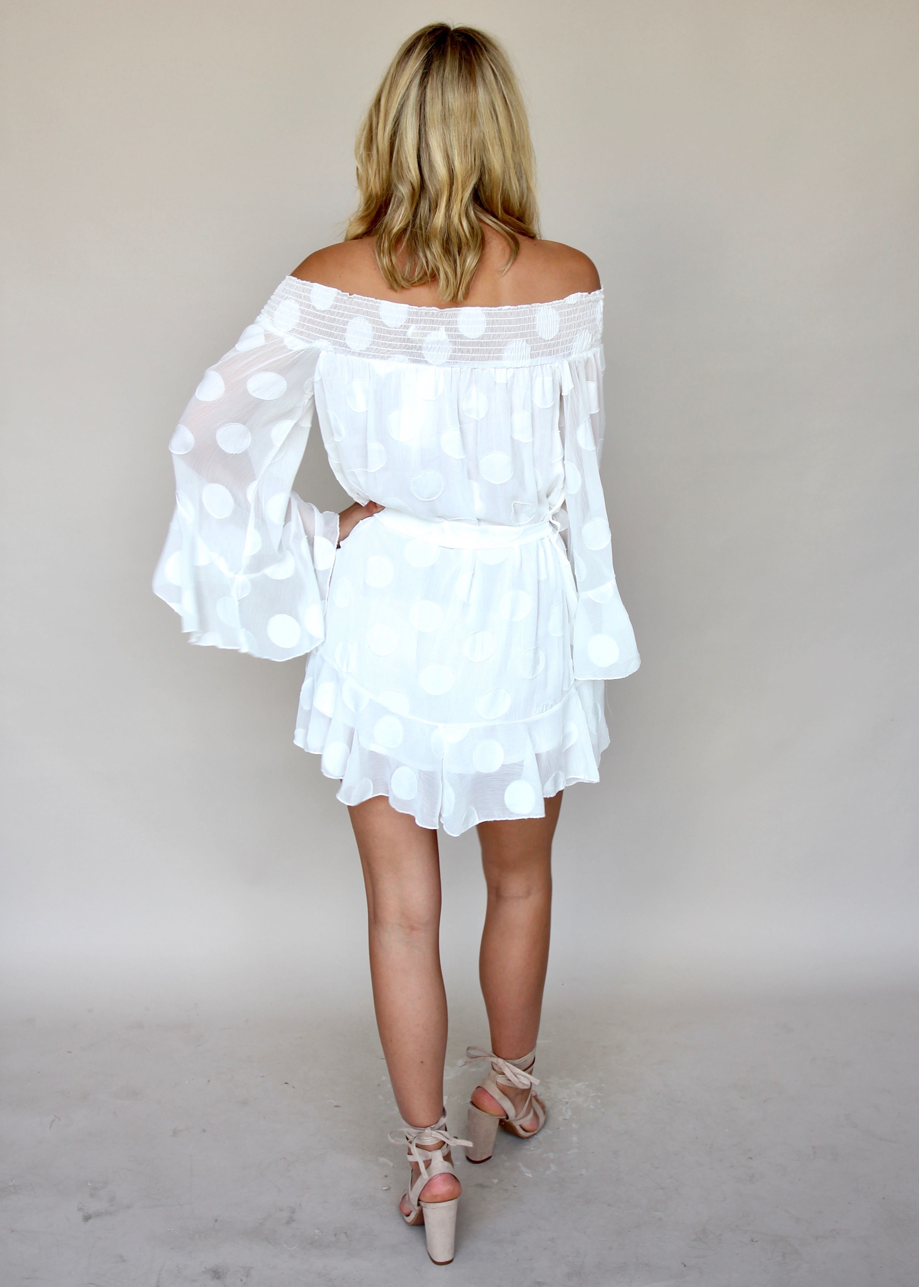 You For Me Swing Dress - White