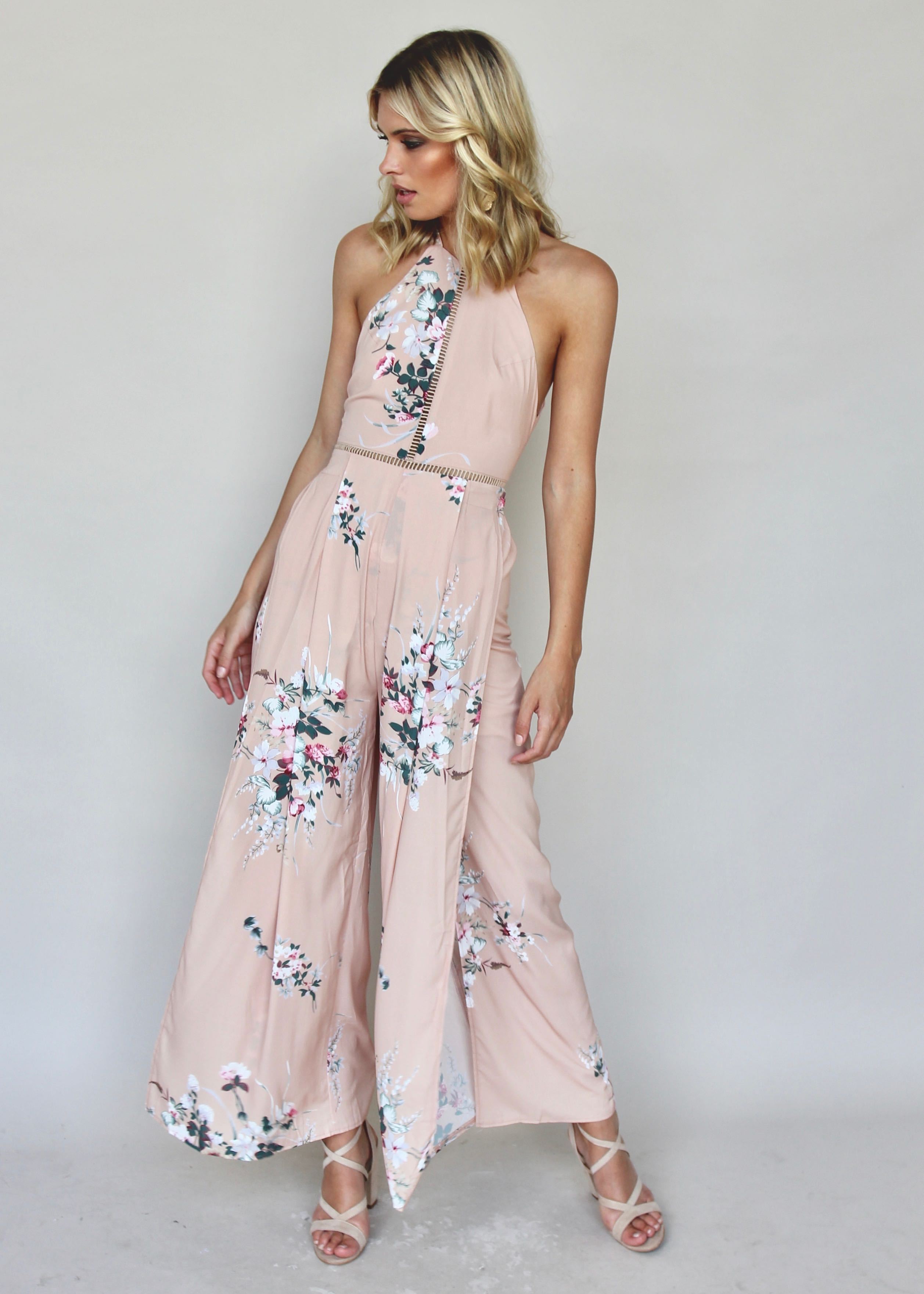 Heart Of Glass Pantsuit - Nude Garden