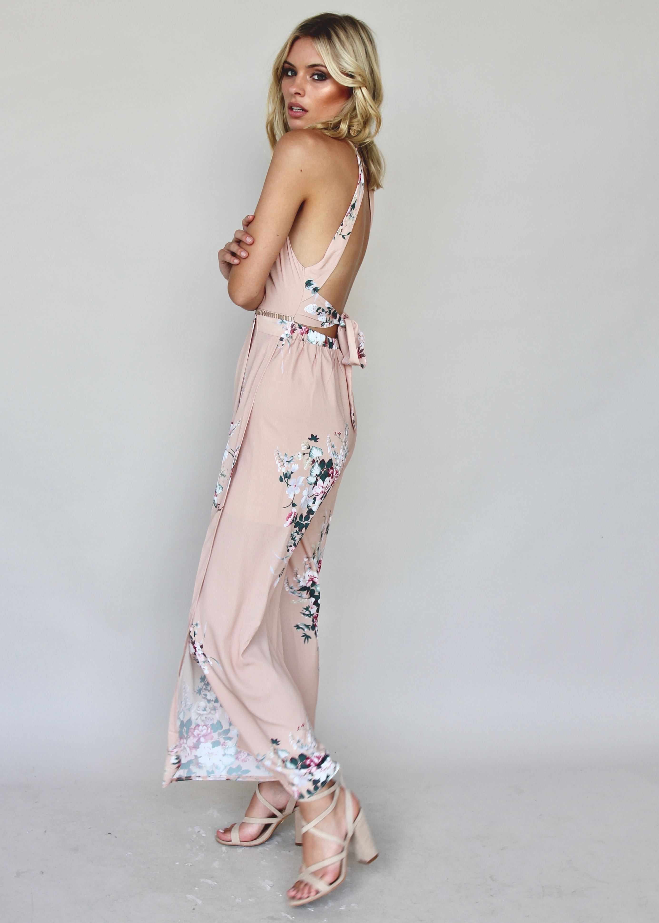 Heart Of Glass Pantsuit - Nude Garden