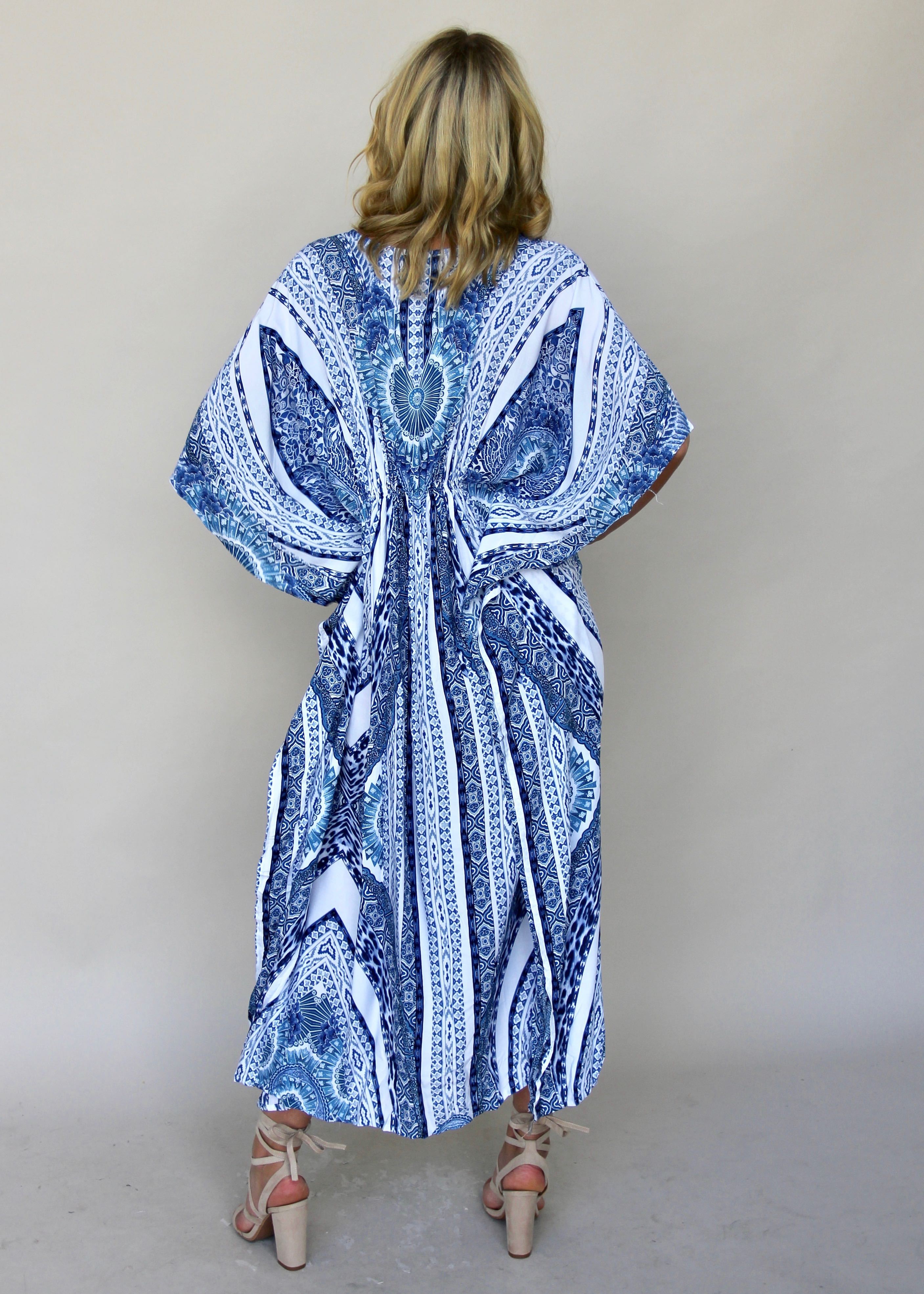 Fair Isle Maxi Dress - Aquarius
