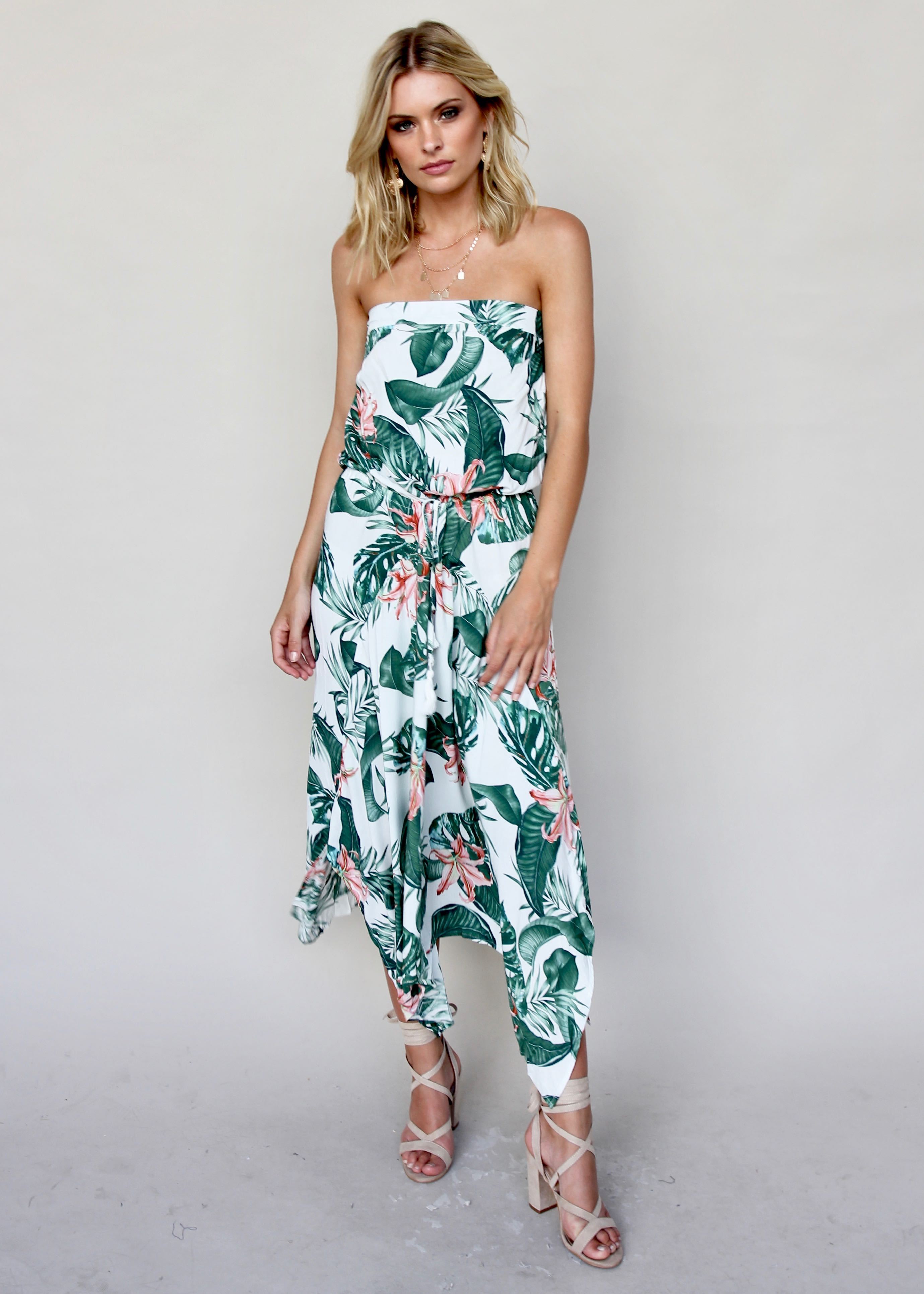 New Freedom Strapless Dress - Florida